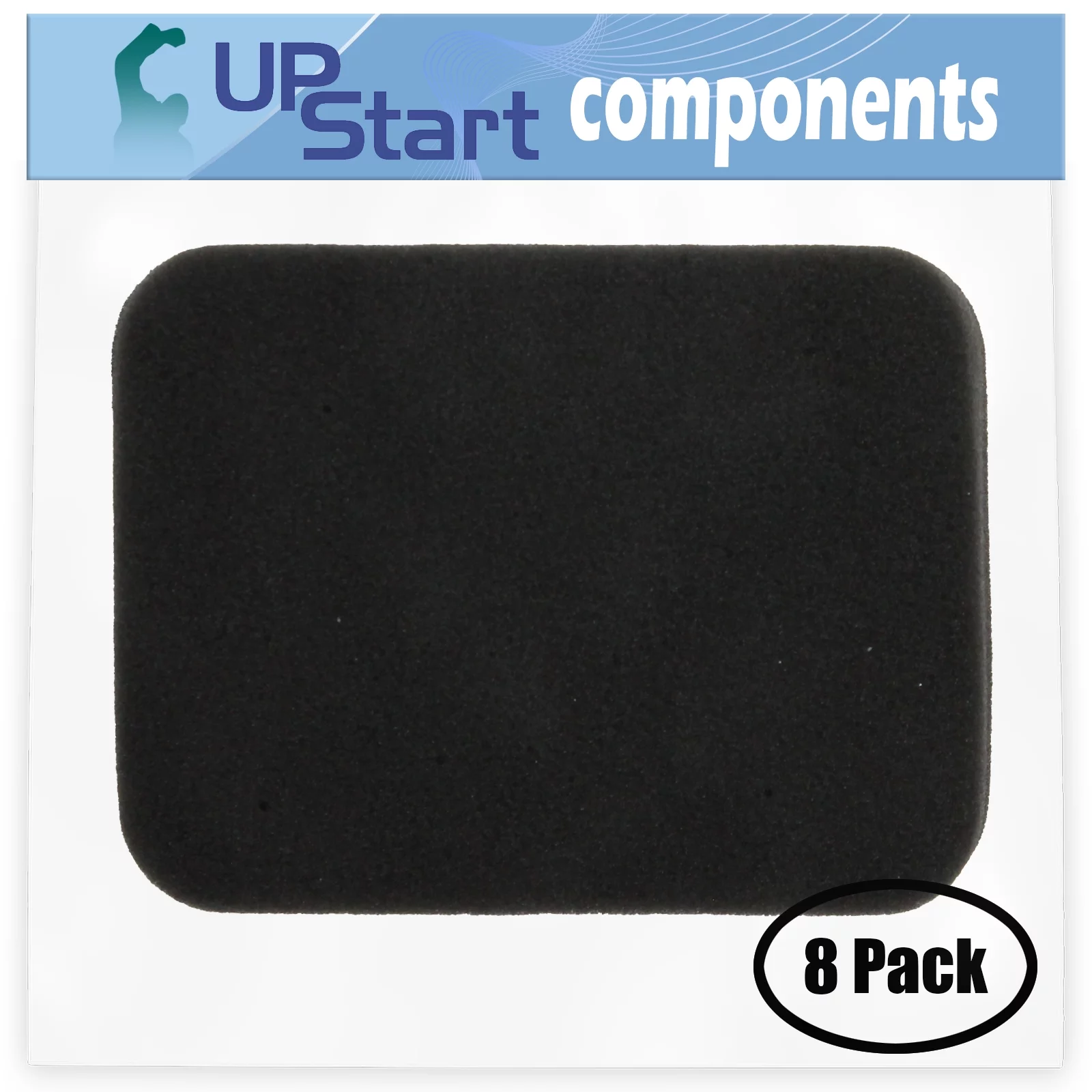 8-Pack 502844401 Air Filter Replacement for Husqvarna 350BF (2009-03) 50.2cc Backpack Blower - Compatible with 5028444-01 Filter