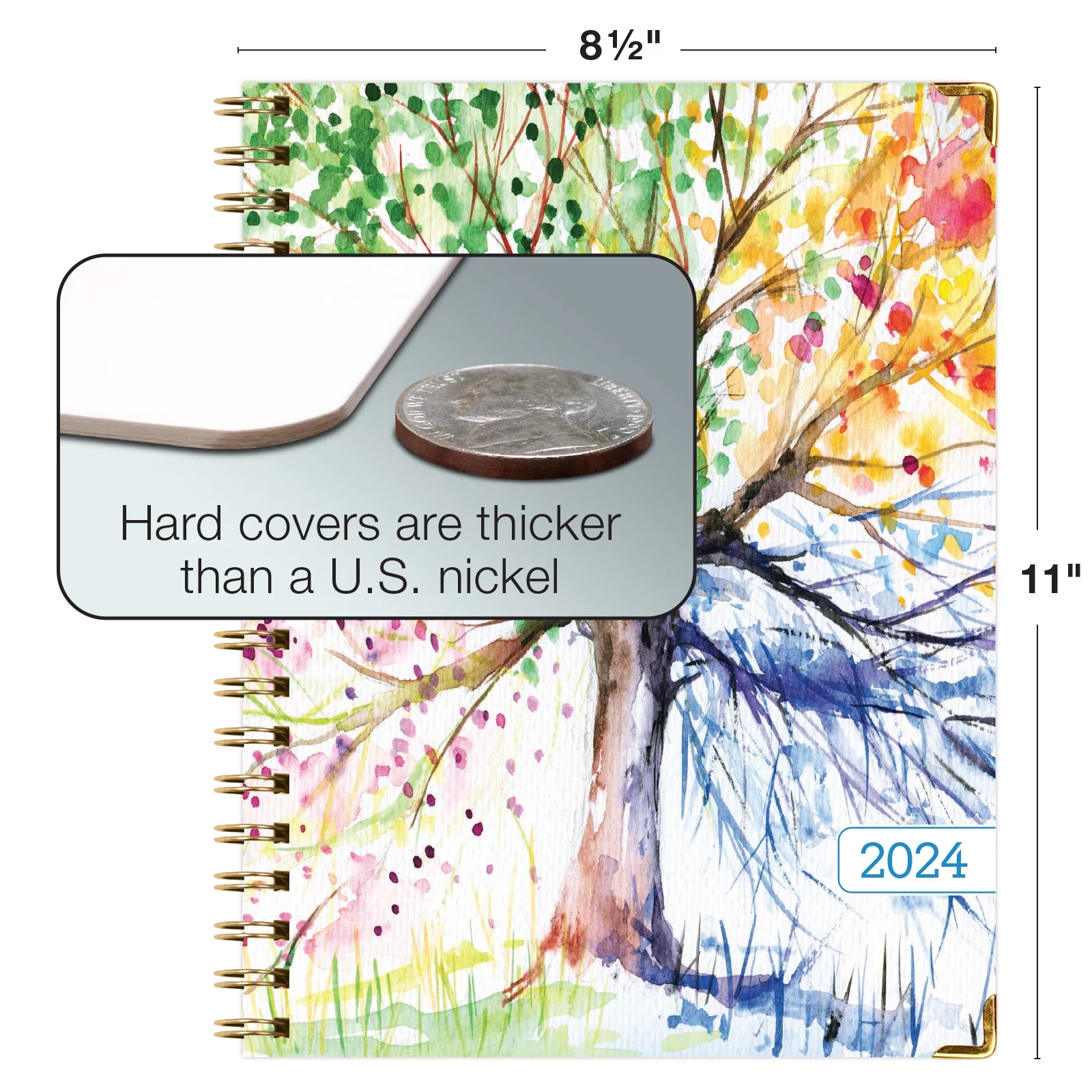 Hardcover CY 2024 Fashion Planner - 8.5