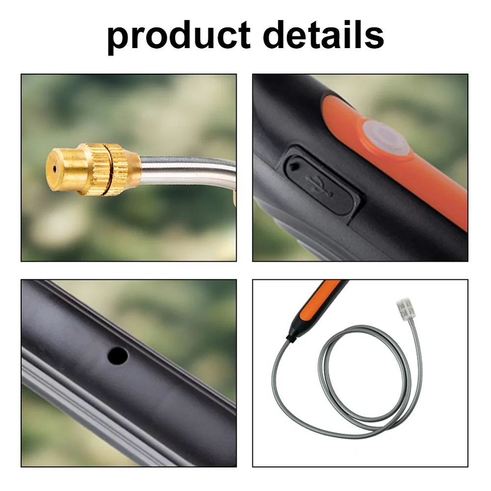 Arealer Sprinkler,Water Column Adjustable Portable Usb Misters Usb Misters Water Misters Water Column Handheld Sprinkler Portable