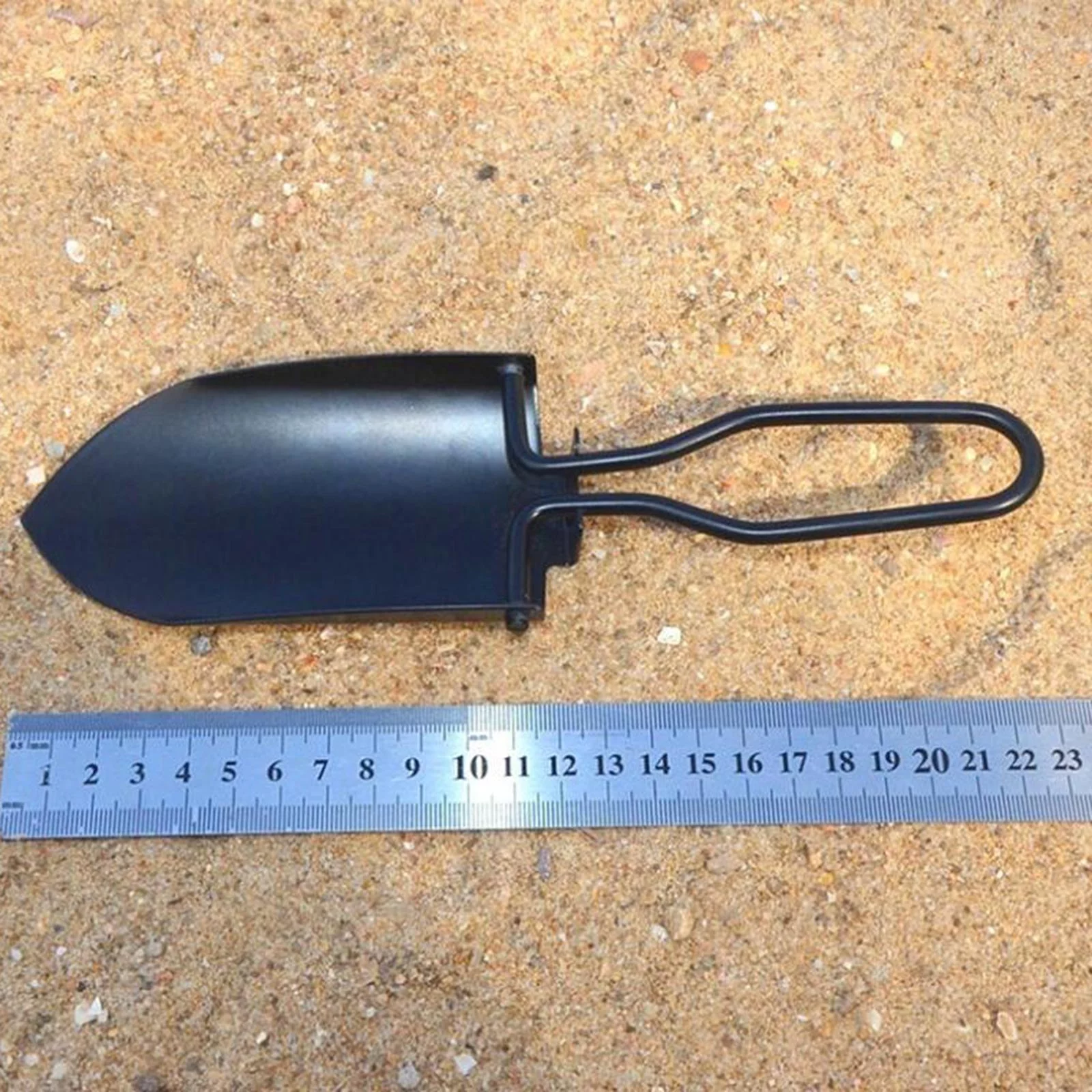 kesoto 5xMini Garden Spade Shovel Gardening Planting Tool Folding Portable Black