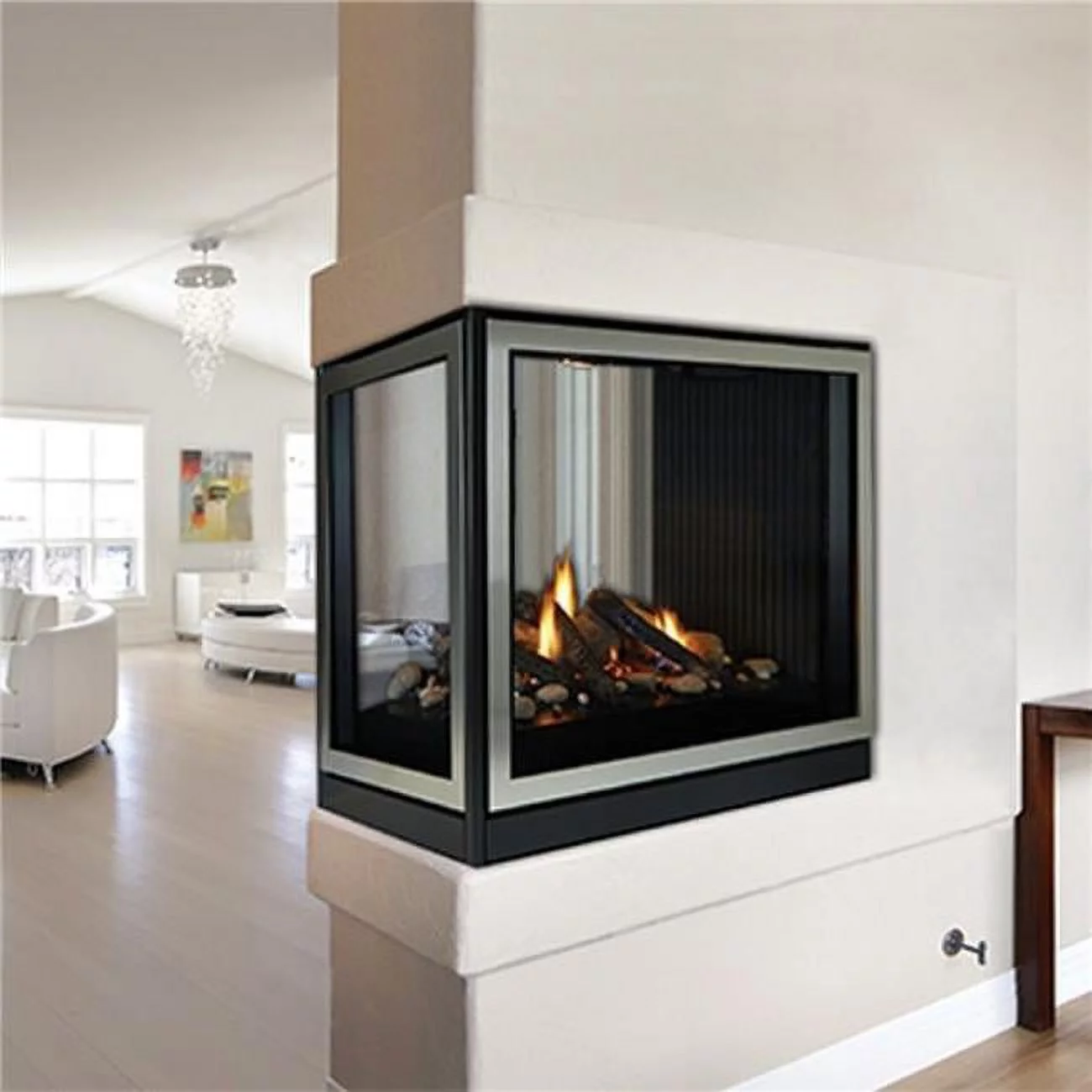 36 in. Propane Millivolt See Thru Fireplace