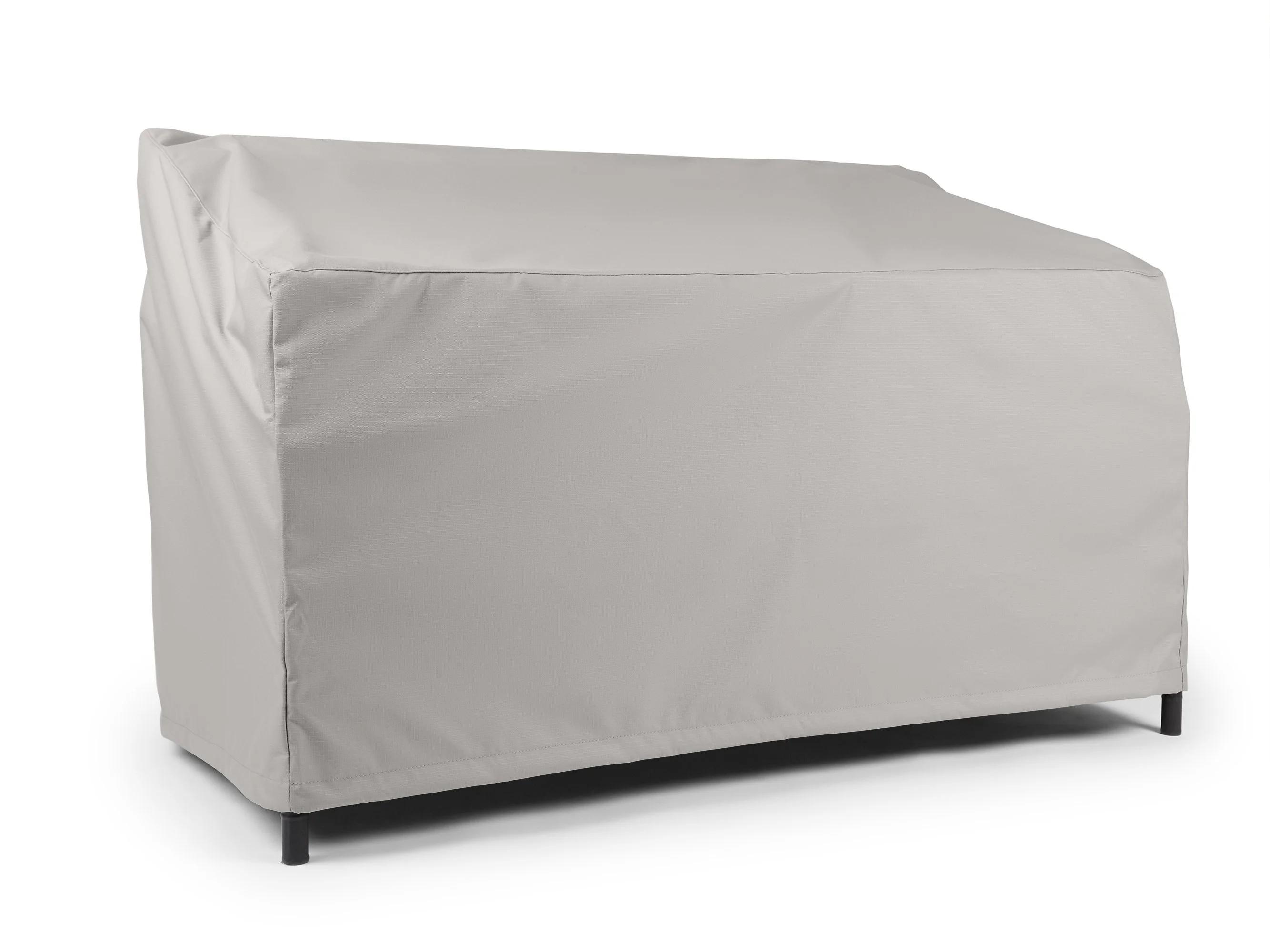 Covermates Outdoor Patio Glider Cover - Heavy-Duty Polyester, Weather Resistant, Drawcord Hem, Seating and Chair Covers, 52W x 32D x 34H, Ripstop Grey