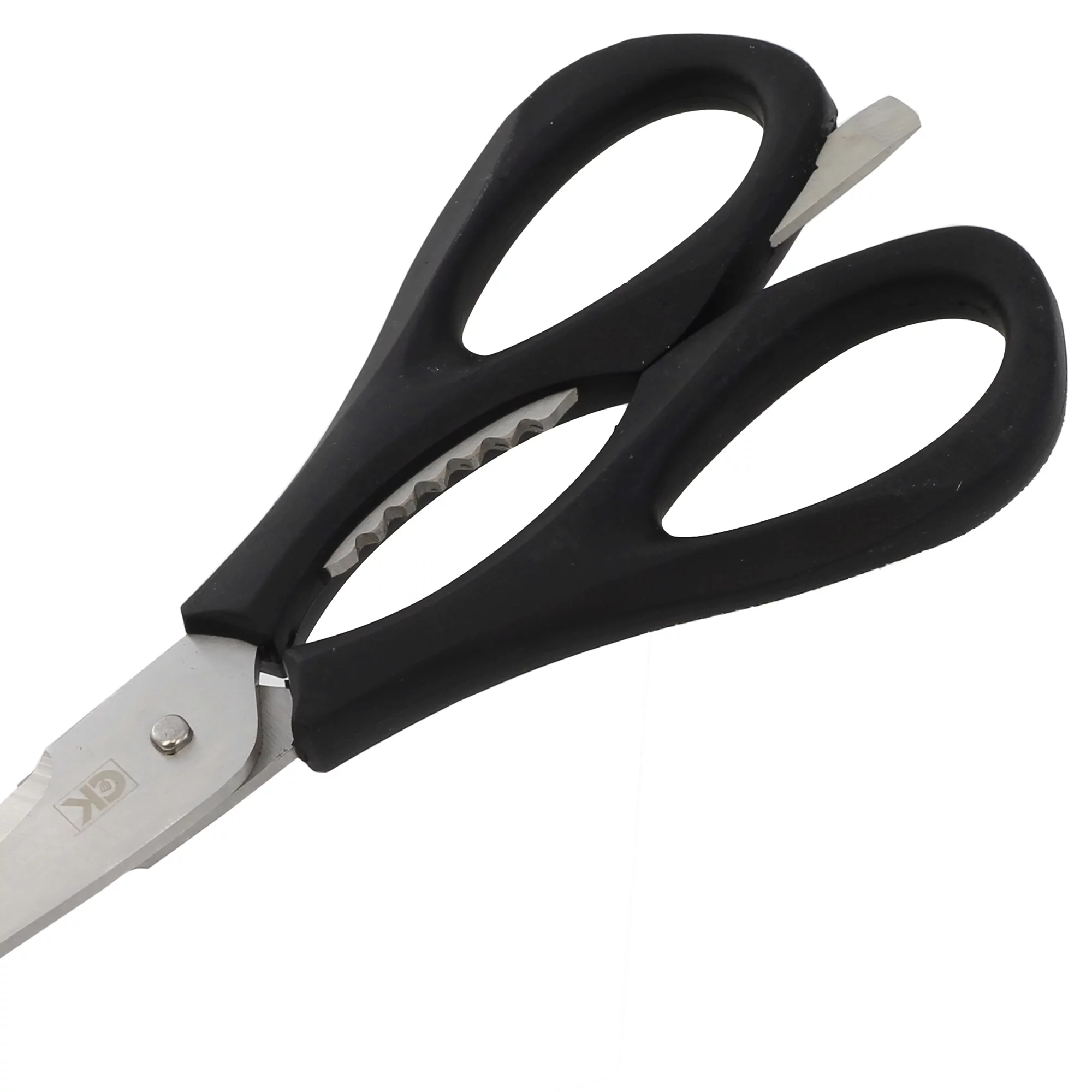 Craft Kitchen Heavy Duty Stainless Steel Kitchen Shears with Bottle Opener and Pull Tab Opener