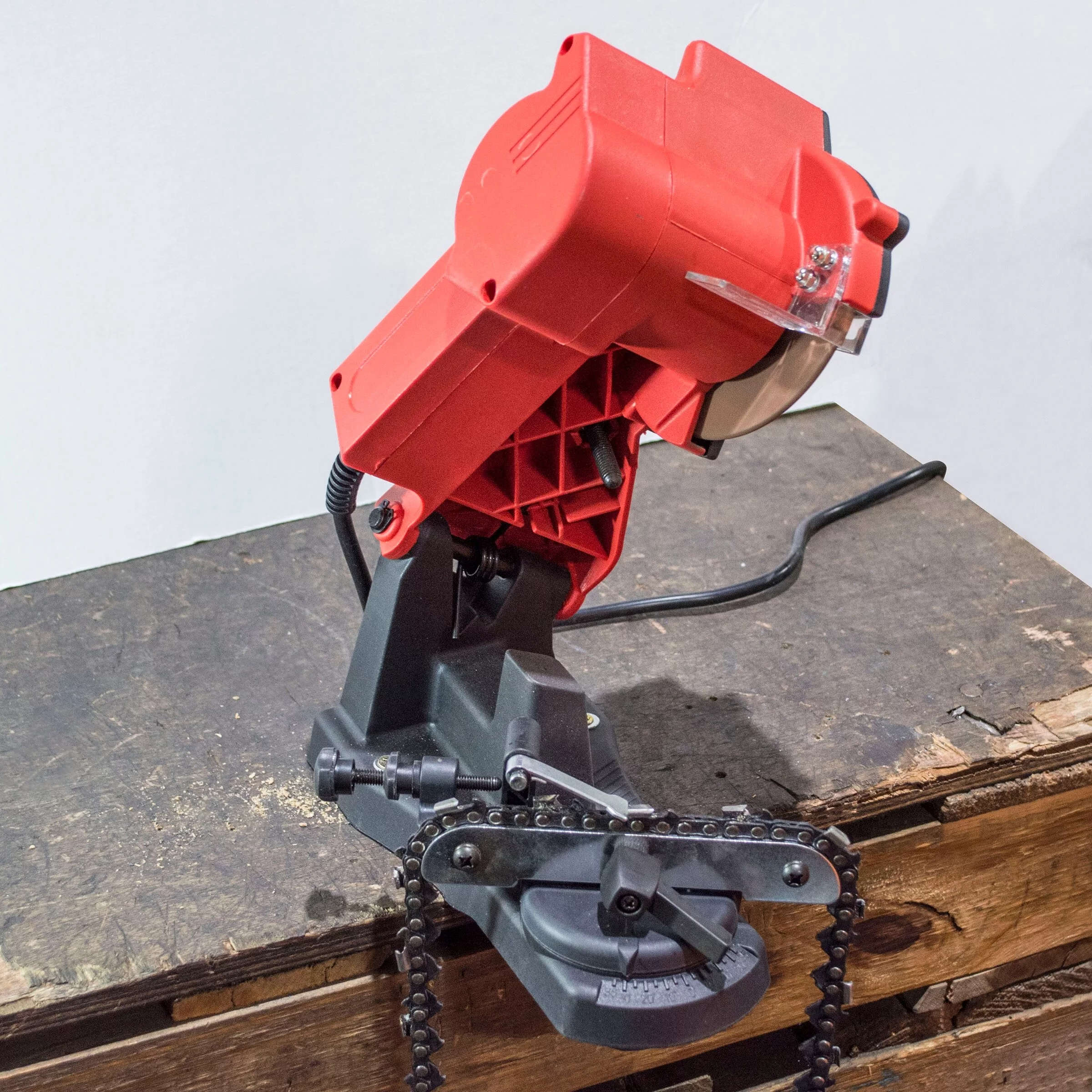 Gas Chain Saw Kit with Sharpener and Grinding Plates