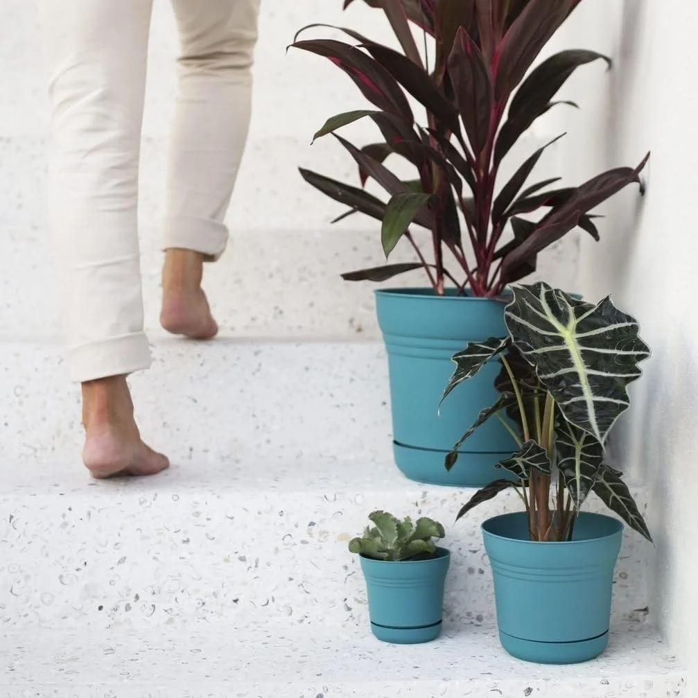 SP0726 Saturn Planter W/Saucer 7