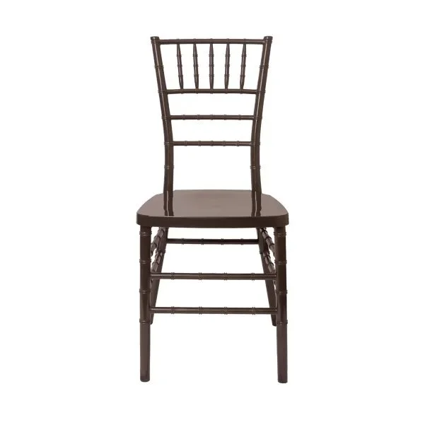 Friutwood Brown Resin Steel Skeleton Chiavari Chair, 48 Chair Bundle by Chivari