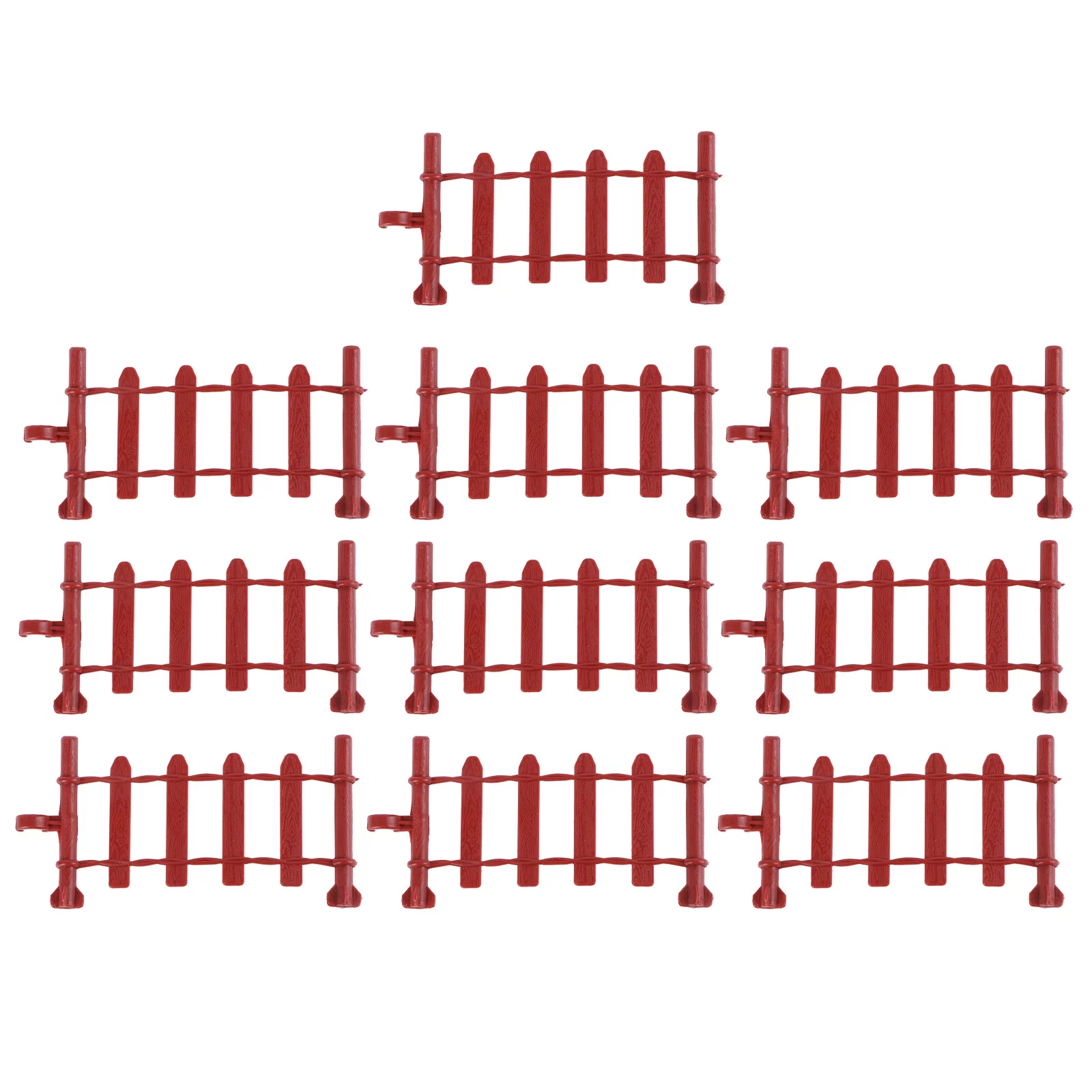 Toy Fence Kids Children’s Toys Model Farm Fencing Playsets Running Accessories Boy 10 Pcs