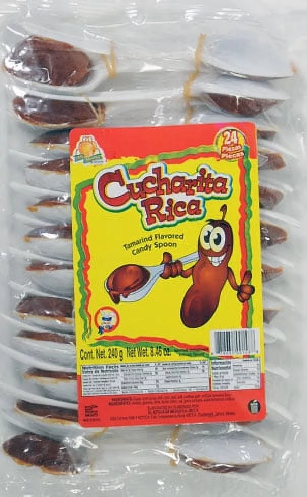 el Azteca Cucharita Rica Tamarind 22 piece Candy Spoons