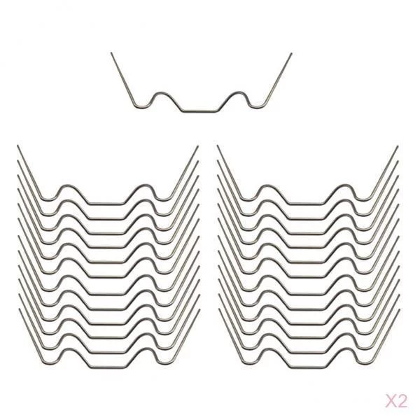 50pc Greenhouse Glass Clips Stainless Steel Wire Glass Clips Strong Sealing Clamps