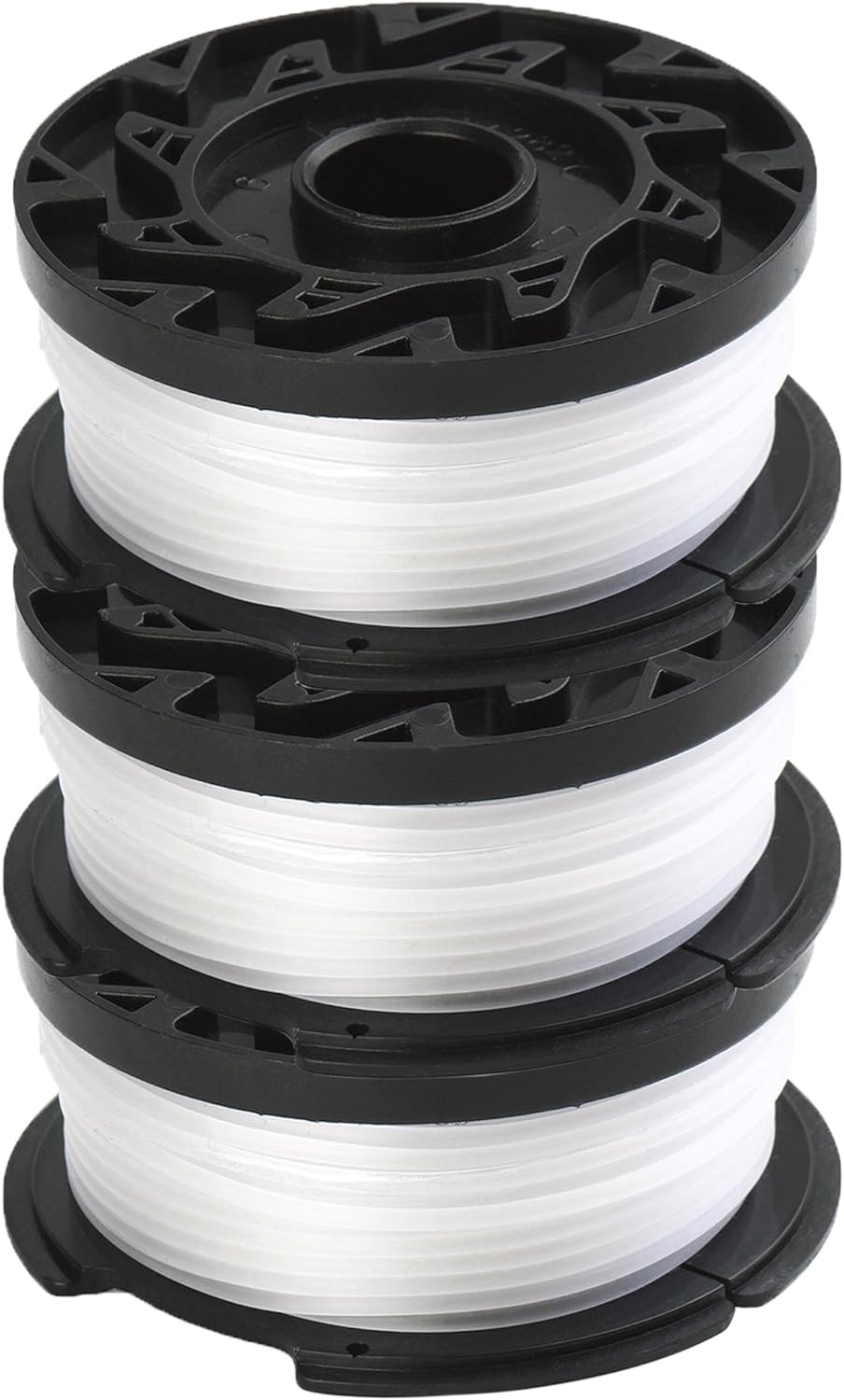 3-Pack AF-100 Replacement Spool Weed Eater Spool Compatible with Black+Decker AF-100-3ZP AF-100-BKP String Trimmer Weed Wacker String .065 Trimmer Line Autofeed Trimmer Spool, 30ft