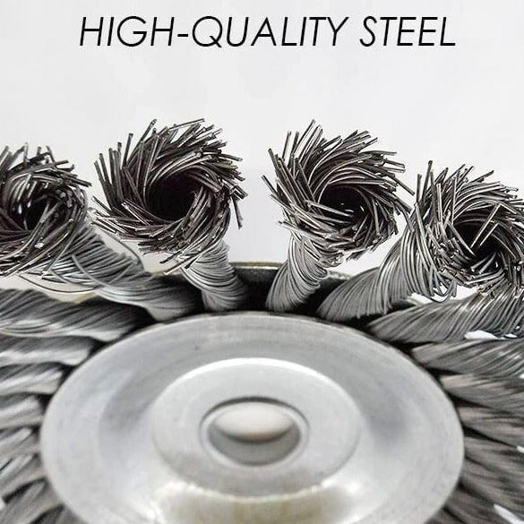 NEWCE NEWCEUnbreakable Lawn Mower Blade Head 6 Inch Garden Wire Wheel Mower Lawn Grass Trimmer Weed Garden Rust Brush Gadgets Grass Trimmer