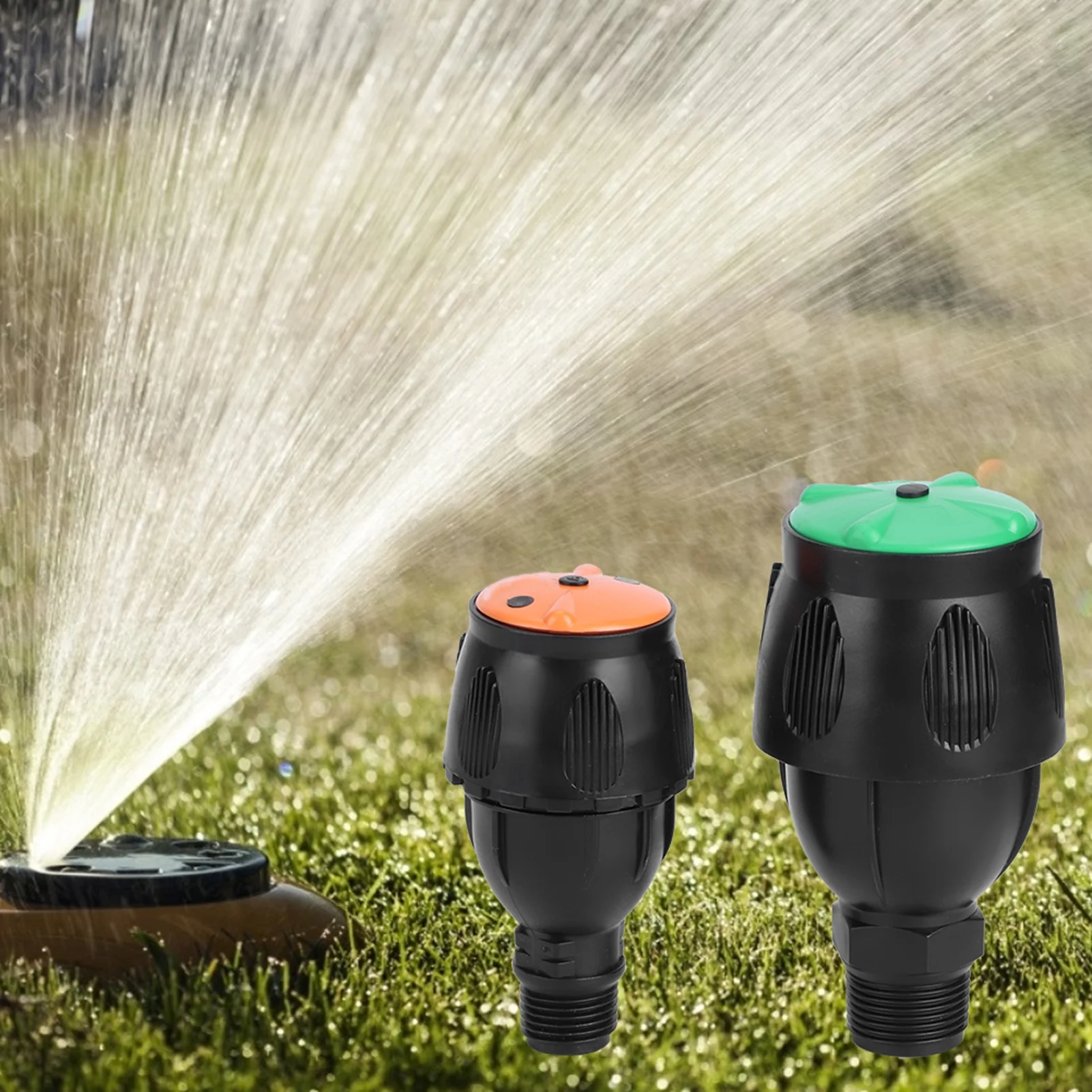 Eddwiin Sprinkler Head G1/2in G3/4in Automatic Lawn Water Spray Landscaping Spray Nozzle Head Irrigation Watering Tool