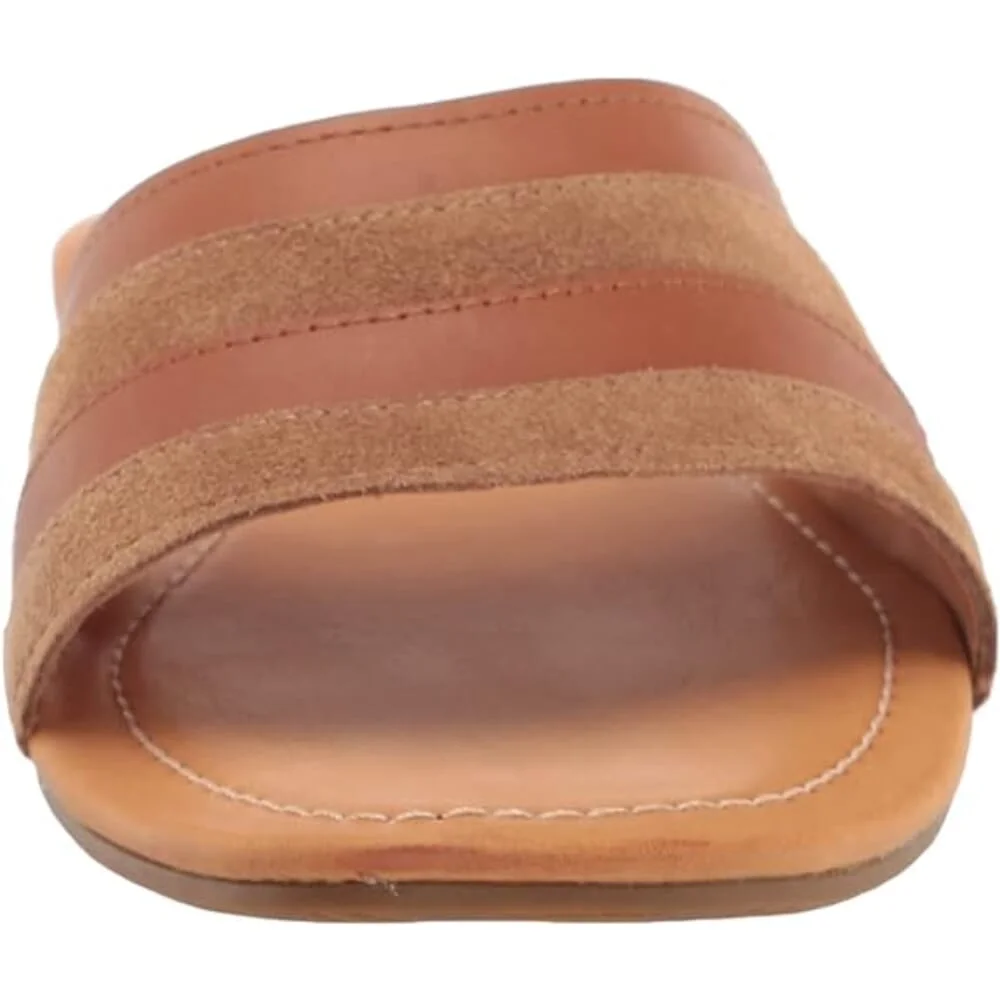 UGG Womens Ximena Slide Sandals Chestnut Leather 8.5M