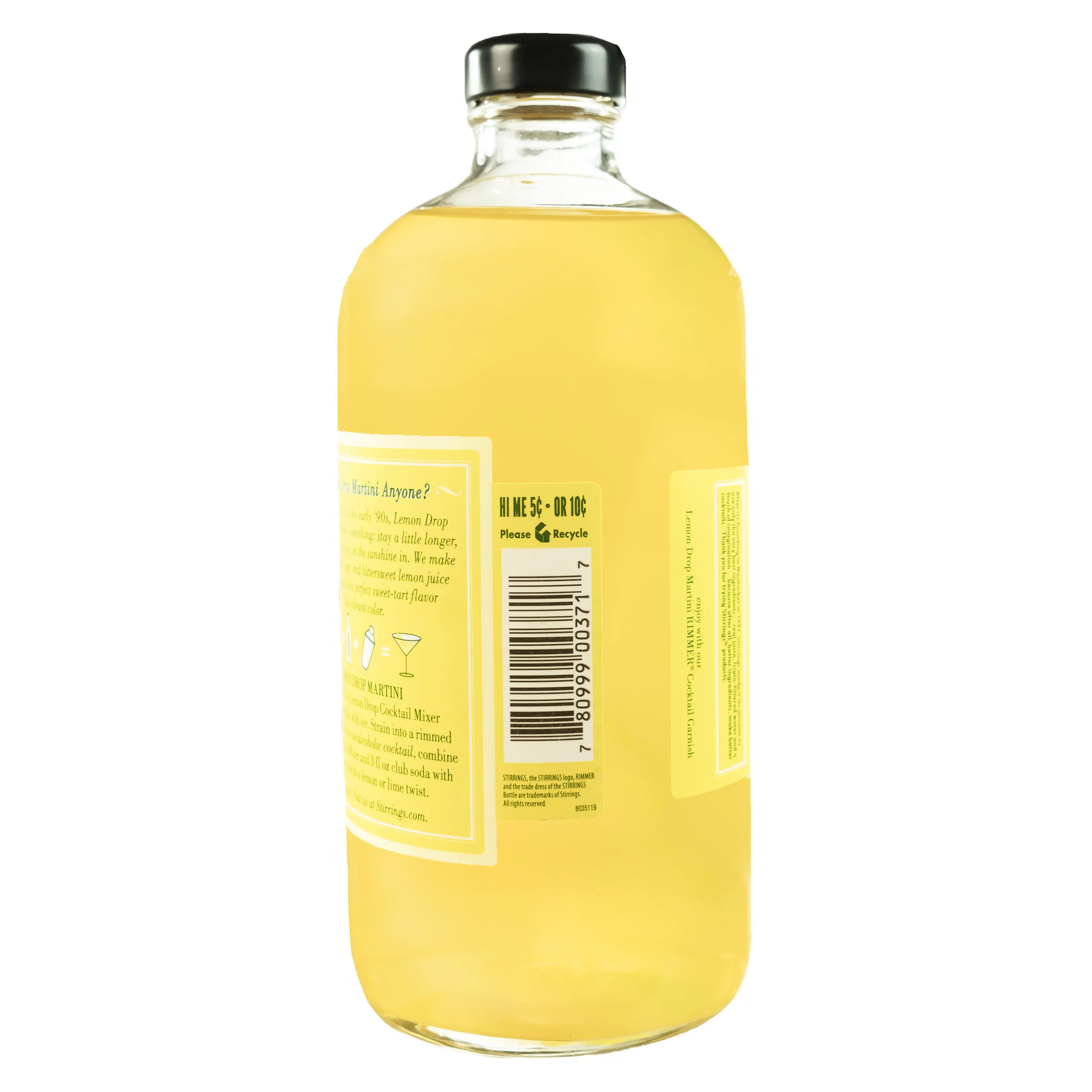 Stirrings Lemon Drop Cocktail Mixer, 750ml