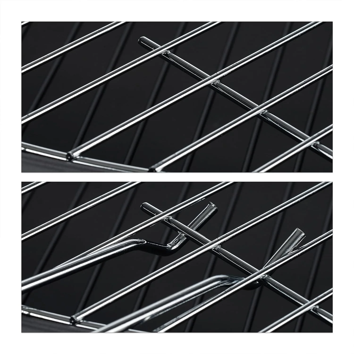 XL fire bowl, grill grate, poker, spark guard lid, garden, terrace, fireplace D 56.5 cm, black