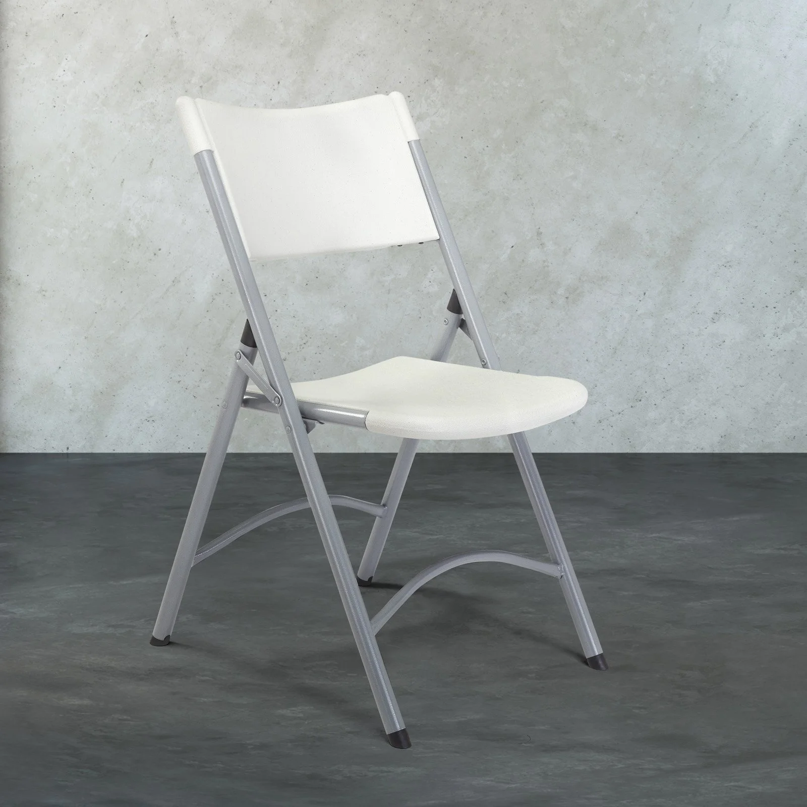 (Pack of 4) NPS 600 Series Premium Resin-Plastic Folding Chair, Red