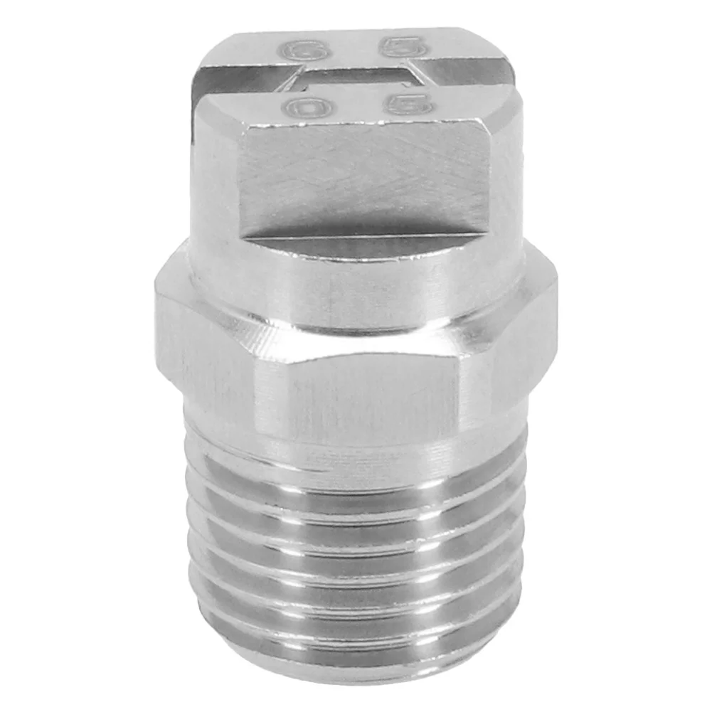 High Pressure Washer Spray Fan Nozzle 1/4inch Screw Type 65 Degree Sprinkler