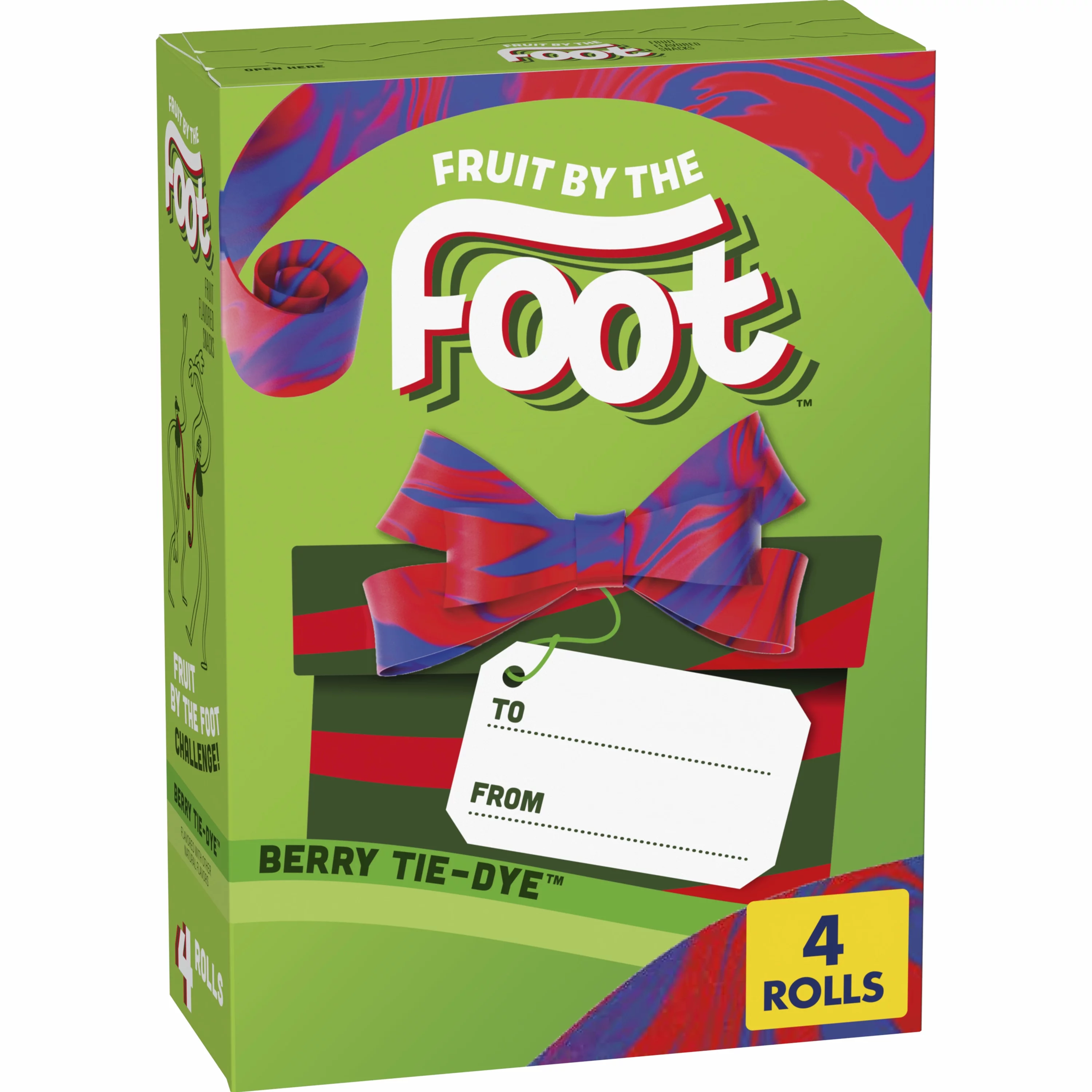 Fruit by the Foot Holiday Fun Book Berry Tie-Dye 4 Count