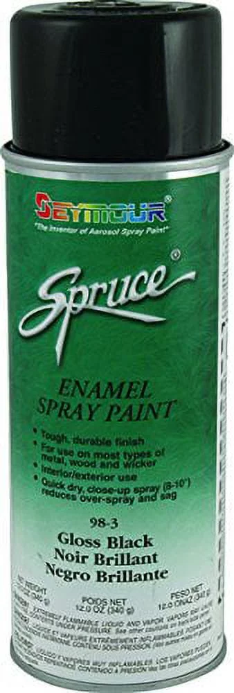 Seymour Of Sycamore Inc Gloss Black Enamel Aerosol 98-3
