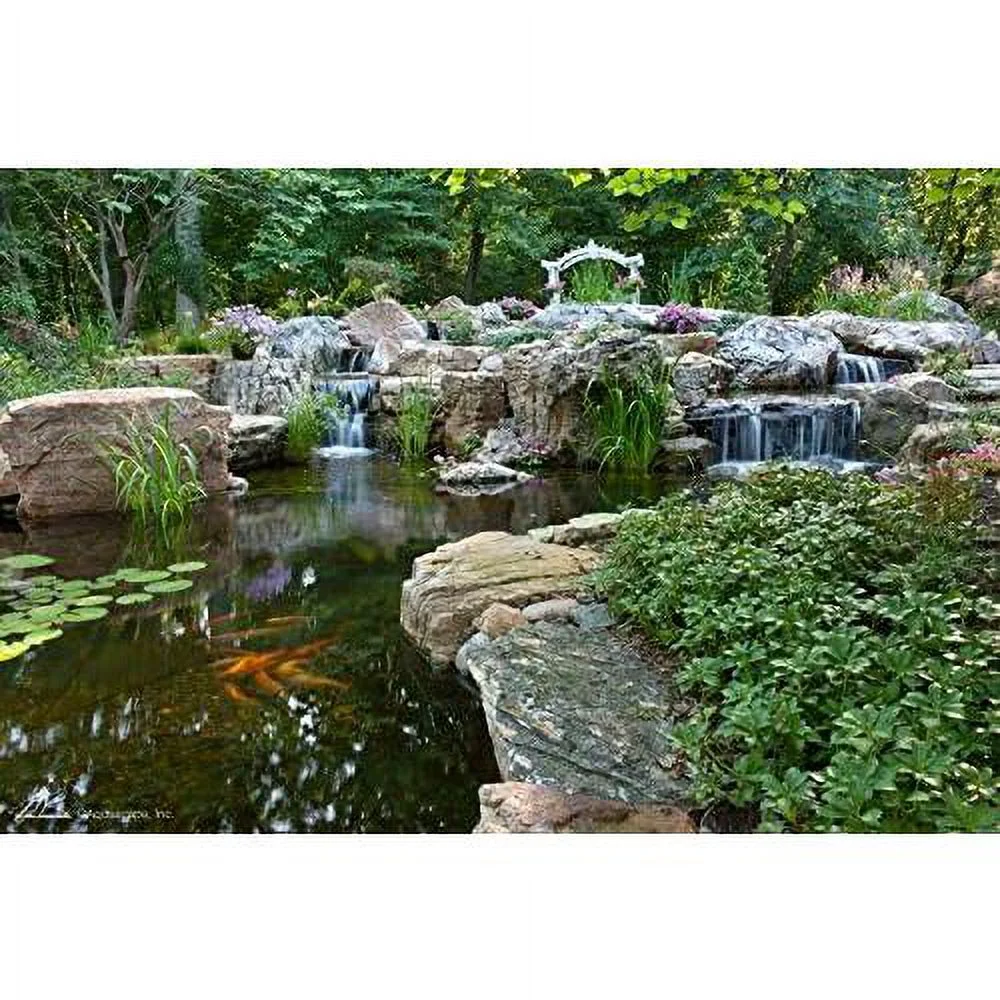 80001 Rapid Clear Fine Filter Pad For Pond, Waterfall, And Water Features, 12 X 24 Inches,White