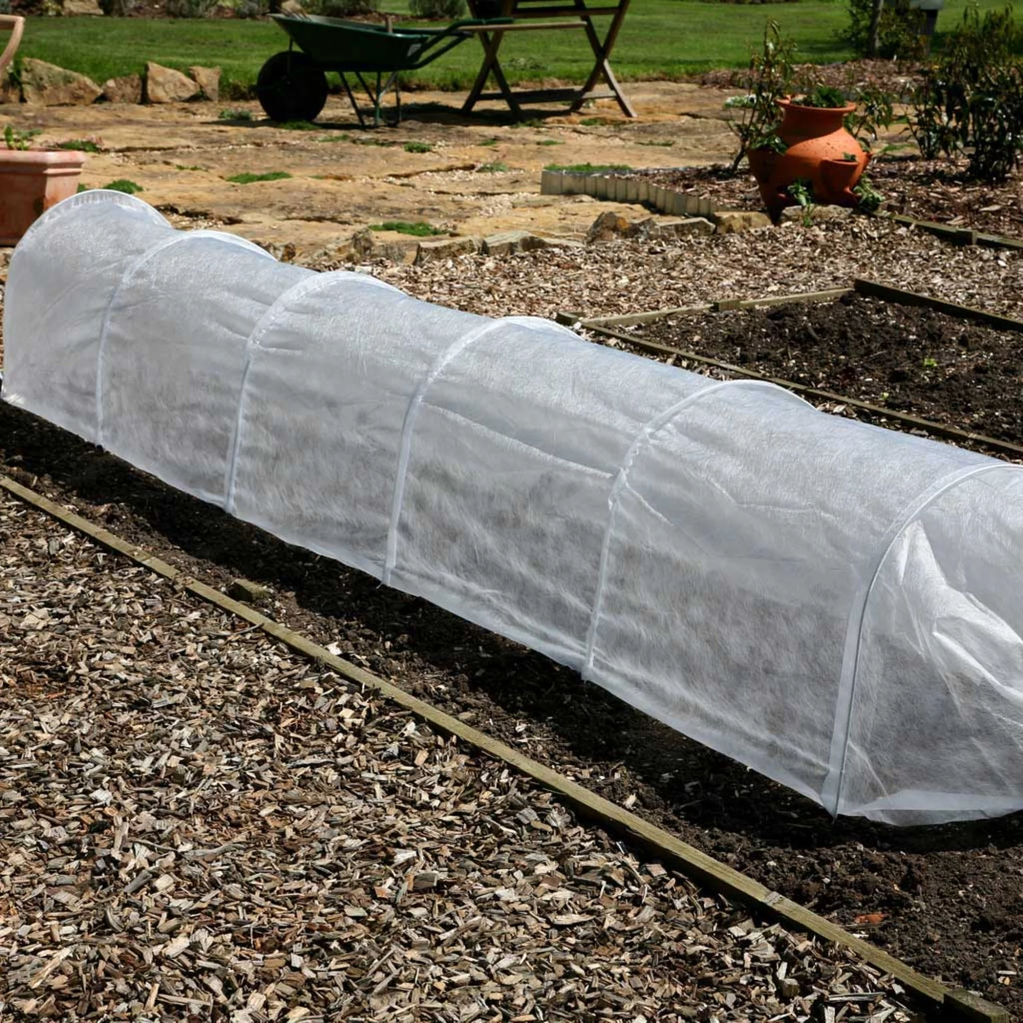 Tierra Garden (#50-5060) Haxnicks Giant Easy Fleece Tunnel Cloche, Standard