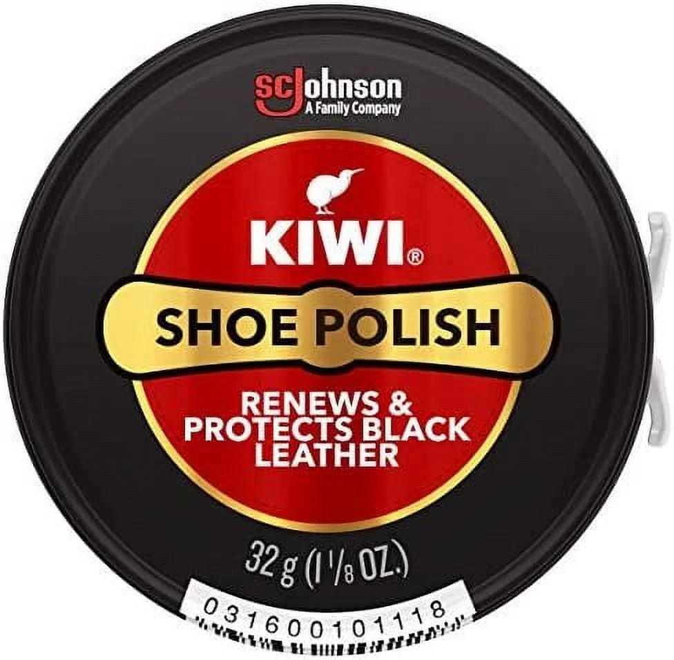 Kiwi 10111 Shoe Paste Polish 1-1/8 Ounce, Black