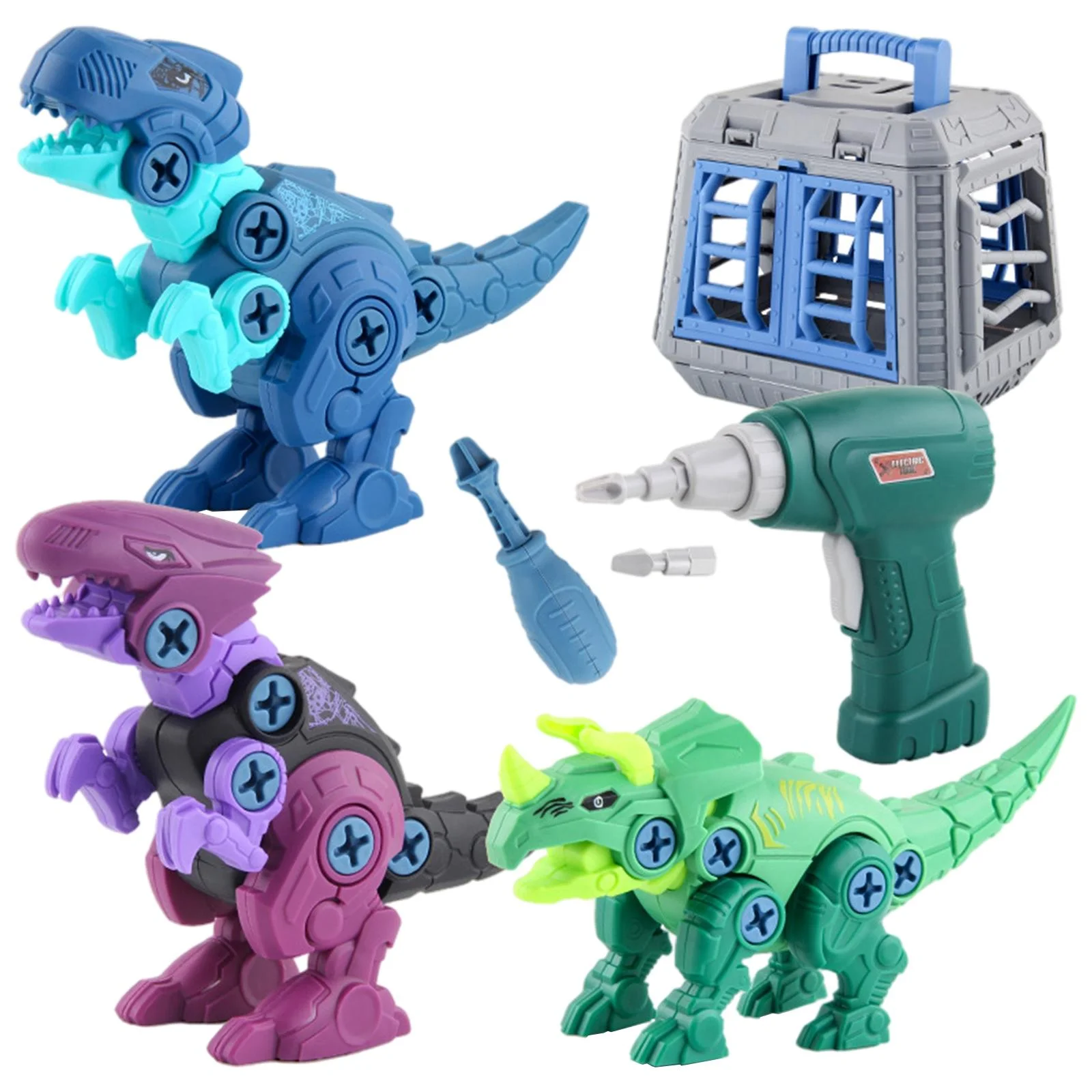 Dinosaur Assembly Assembly Playset Dinosaur Disassembly Toy for Boys
