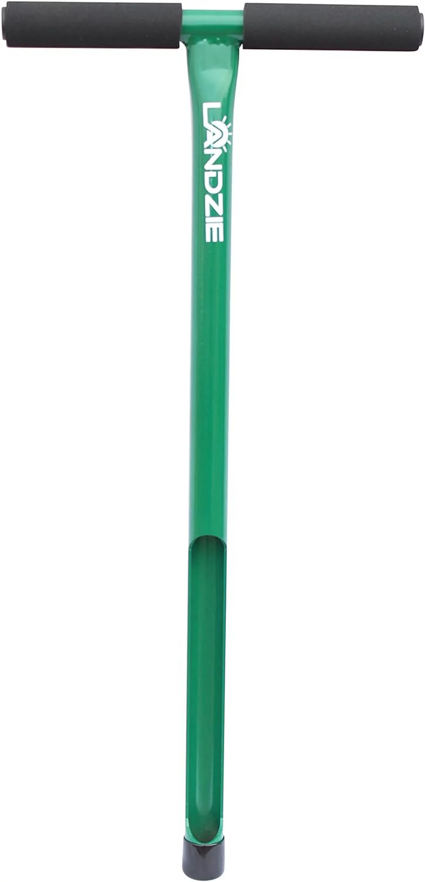 Landzie Lawn & Garden Care Kit - 44 inch Mesh Push/Tow Behind Spreader and 20 Inch Steel Soil Sampler Probe - Test Grass Plugs and Spread Topdressing - Compost, Peat Moss, Topsoil, Mulch, Manure