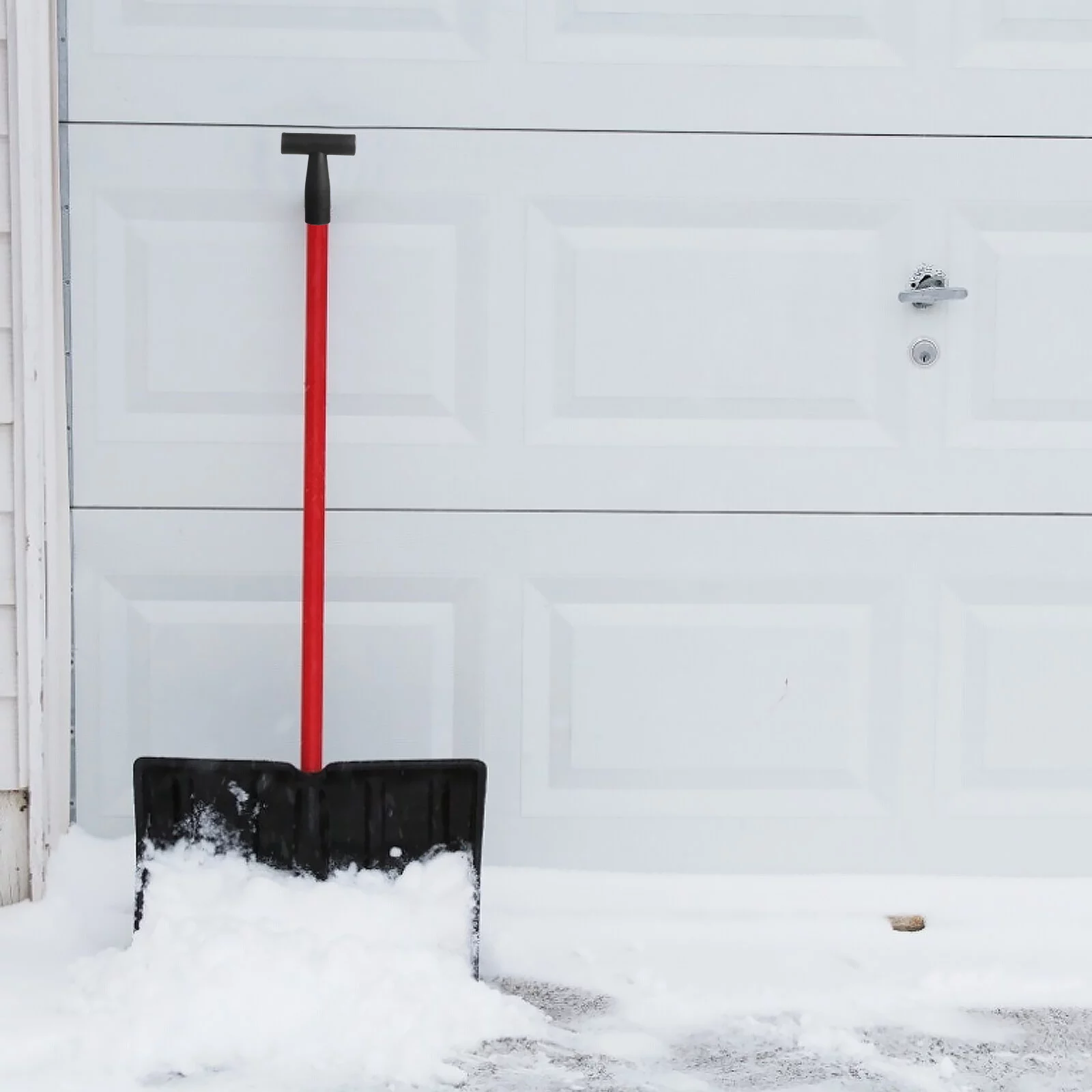 Qumonin Iron Shovel Handle Hoe Garden Tool 2pcs T-Shaped Plastic Grip Handles