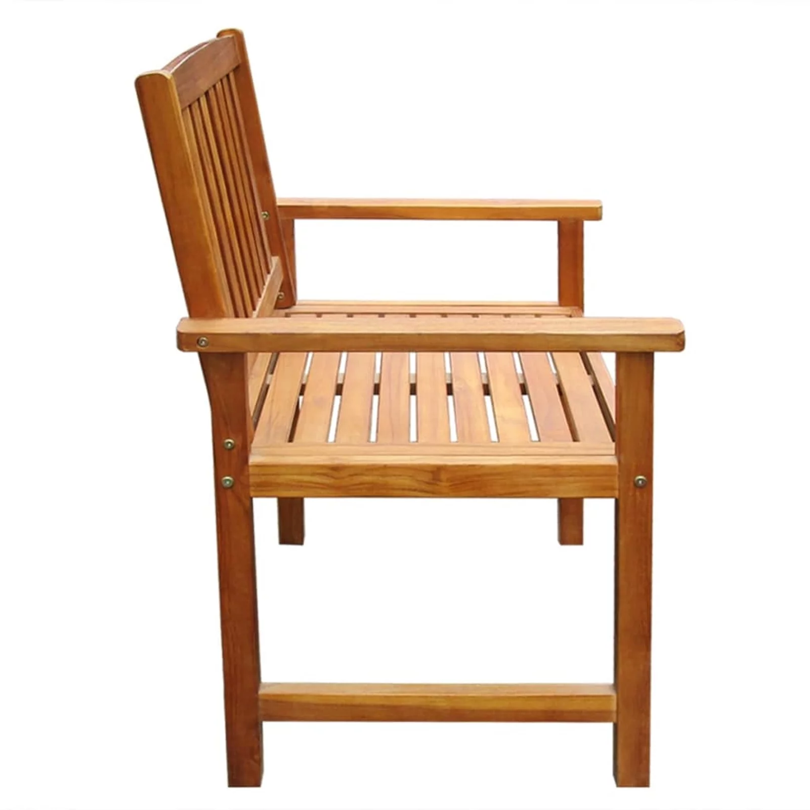 ametoys Patio Chairs 2 pcs Solid Acacia Wood Brown