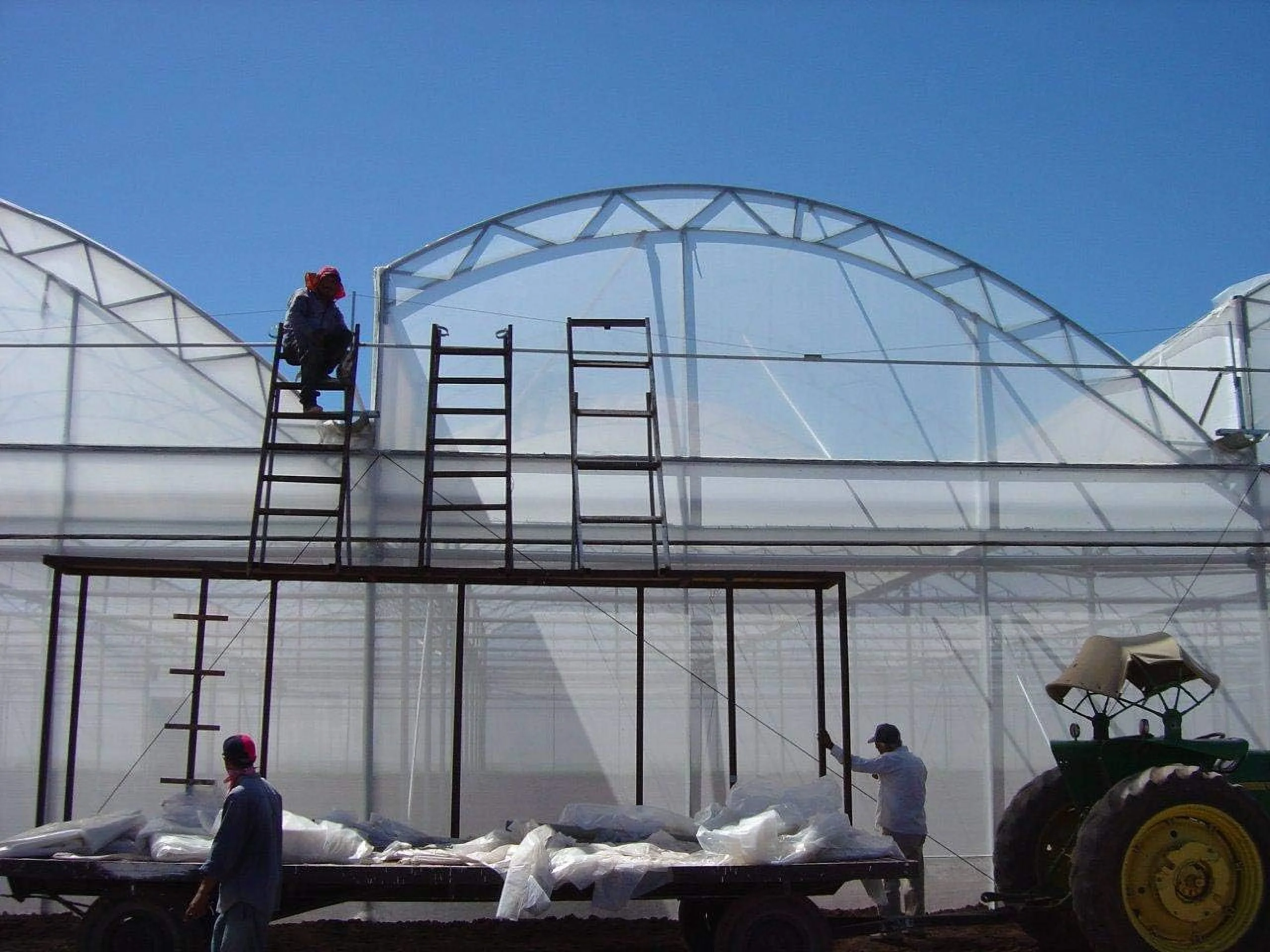 Greenhouse Clear Plastic Film Polyethylene Covering Gt4 Year 6 Mil 16Ft. X 55Ft. By Grower’S