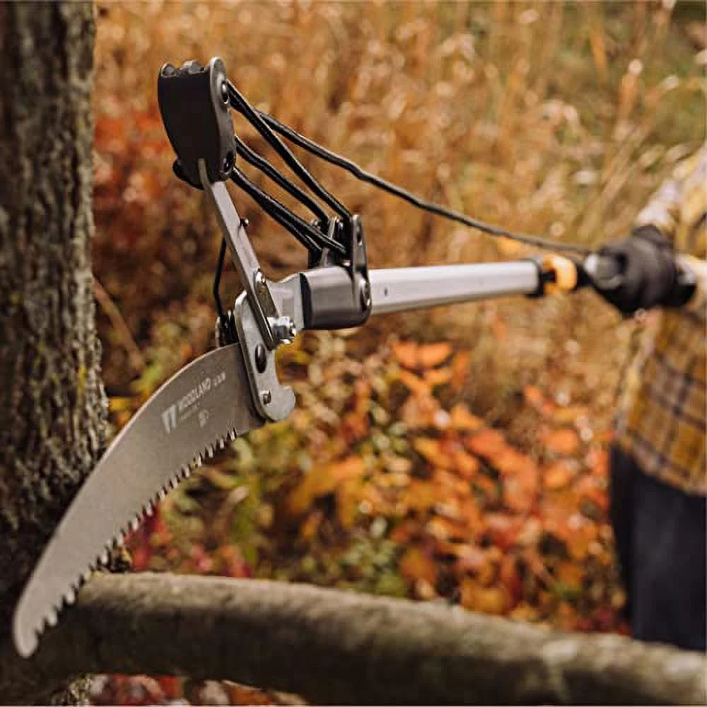 Co. Regular Duty 12' Tree Pruner, Pole Saw, Tree Lopper, Extendable Pruning Saw, Pole Pruner, Manual Pole Trimmer, Tree Saw (26-7001-000)