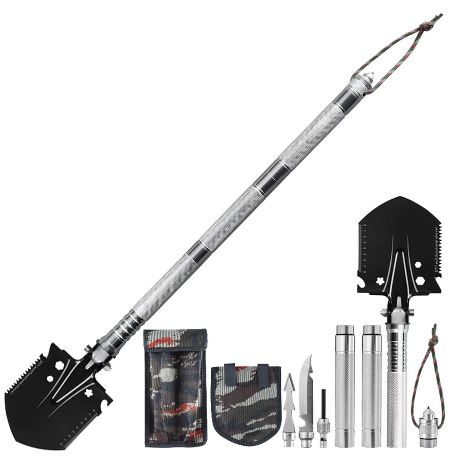 tumgatte Military Shovel Multifunctional Folding Military Shovel Outdoor Small Manganese Steel Military Shovel Portable Shovel Convenient and Practical Shovel Flash Deals,Clearance,Summer Savings