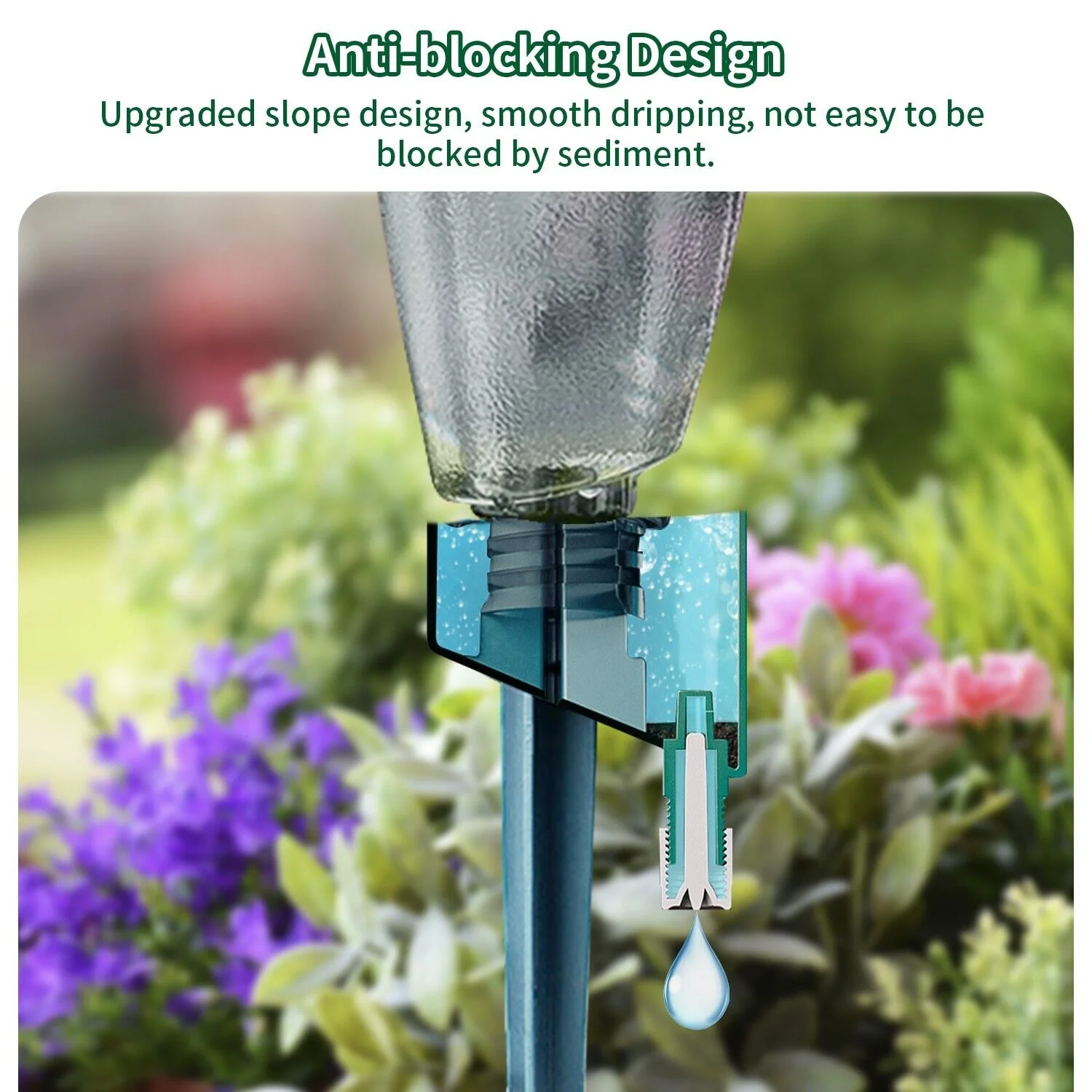 3 PCS Automatic Self Watering Spikes Garden Plants Water Drip Irrigation System