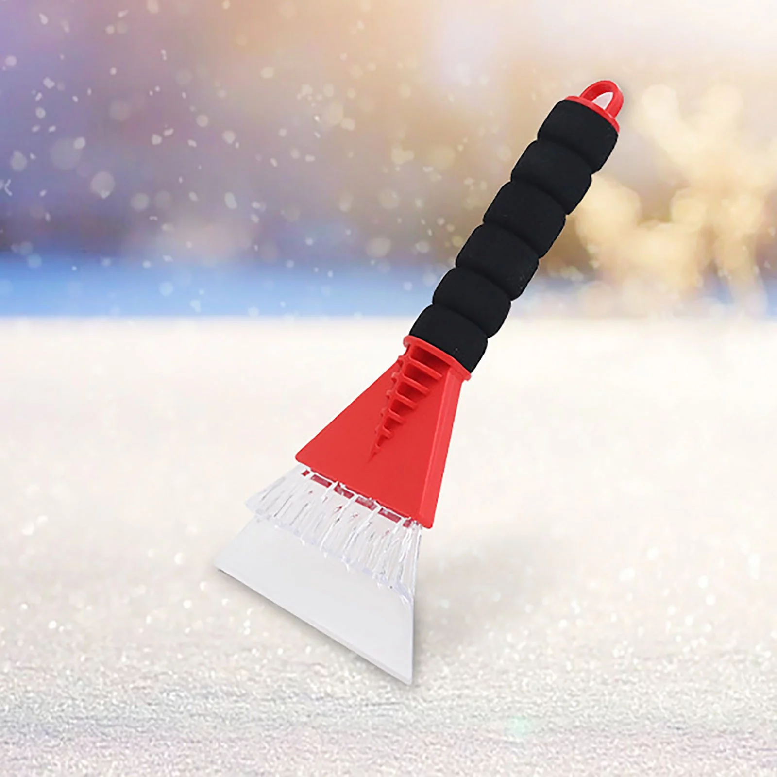 ZiSUGP Snow Shovel Ice Scraper Car Truck Snow Removal with Rubber Cover Winter Tools Car Accessories for Women Car Window Shades for Baby Car Adapter Dog Seat Belt