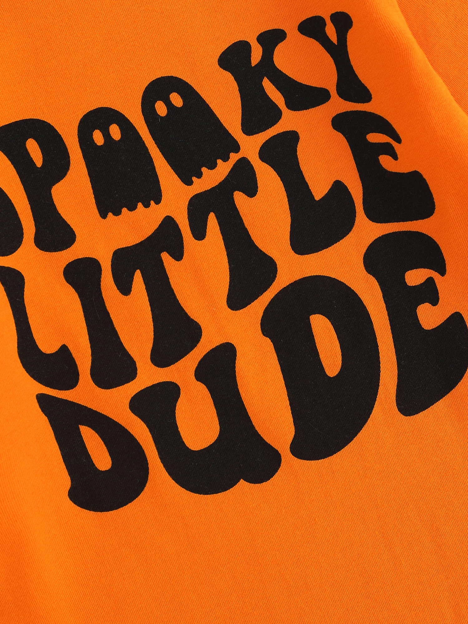 3Pcs Halloween Clothes Infant Baby Boys Casual Pants Set Long Sleeve Letters Print Romper with Pumpkin Print Sweatpants and Hat