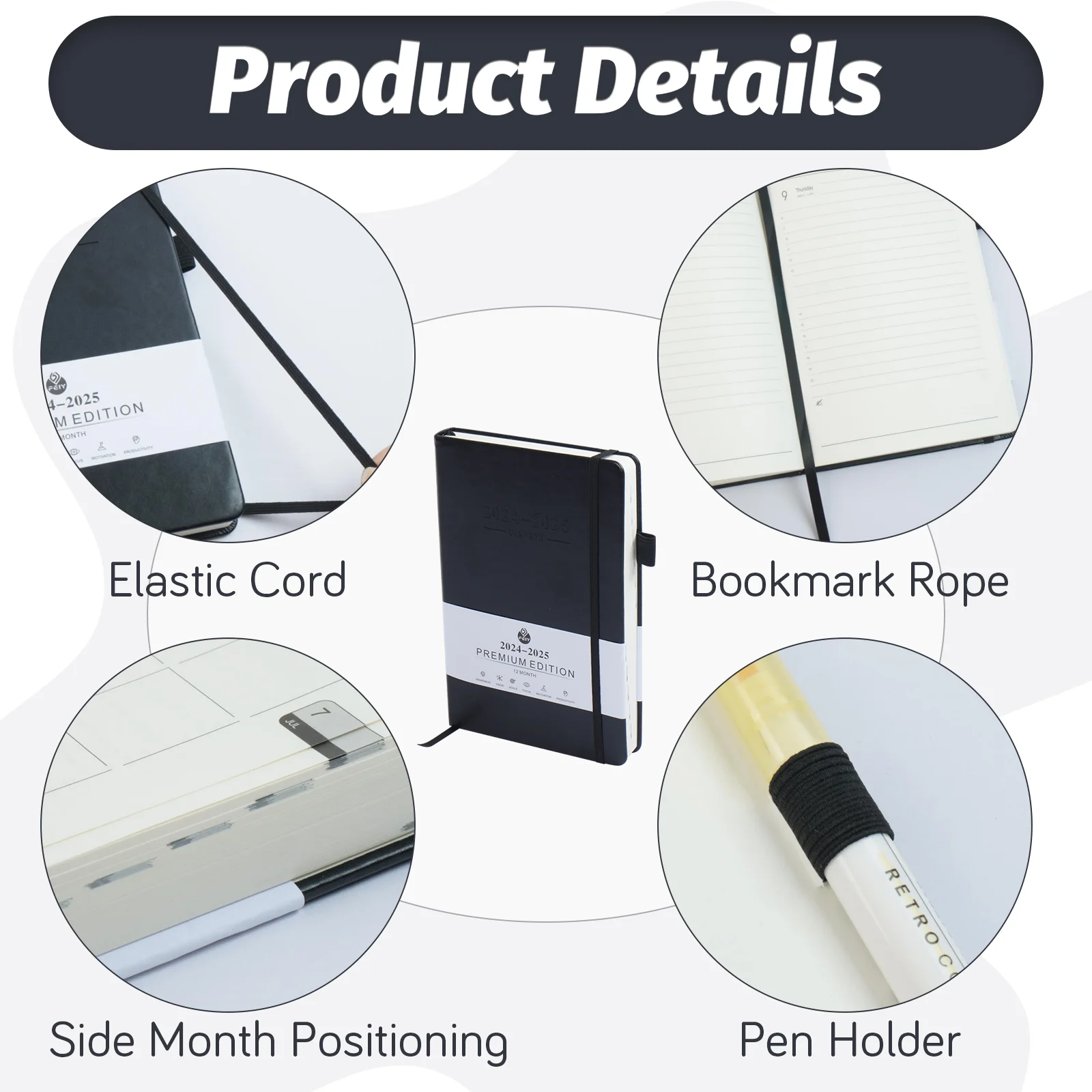 IDOMIK 2024 Planner July 2024- June 2025 Weekly/Monthly Planner Project Management Tools(194 sheet)
