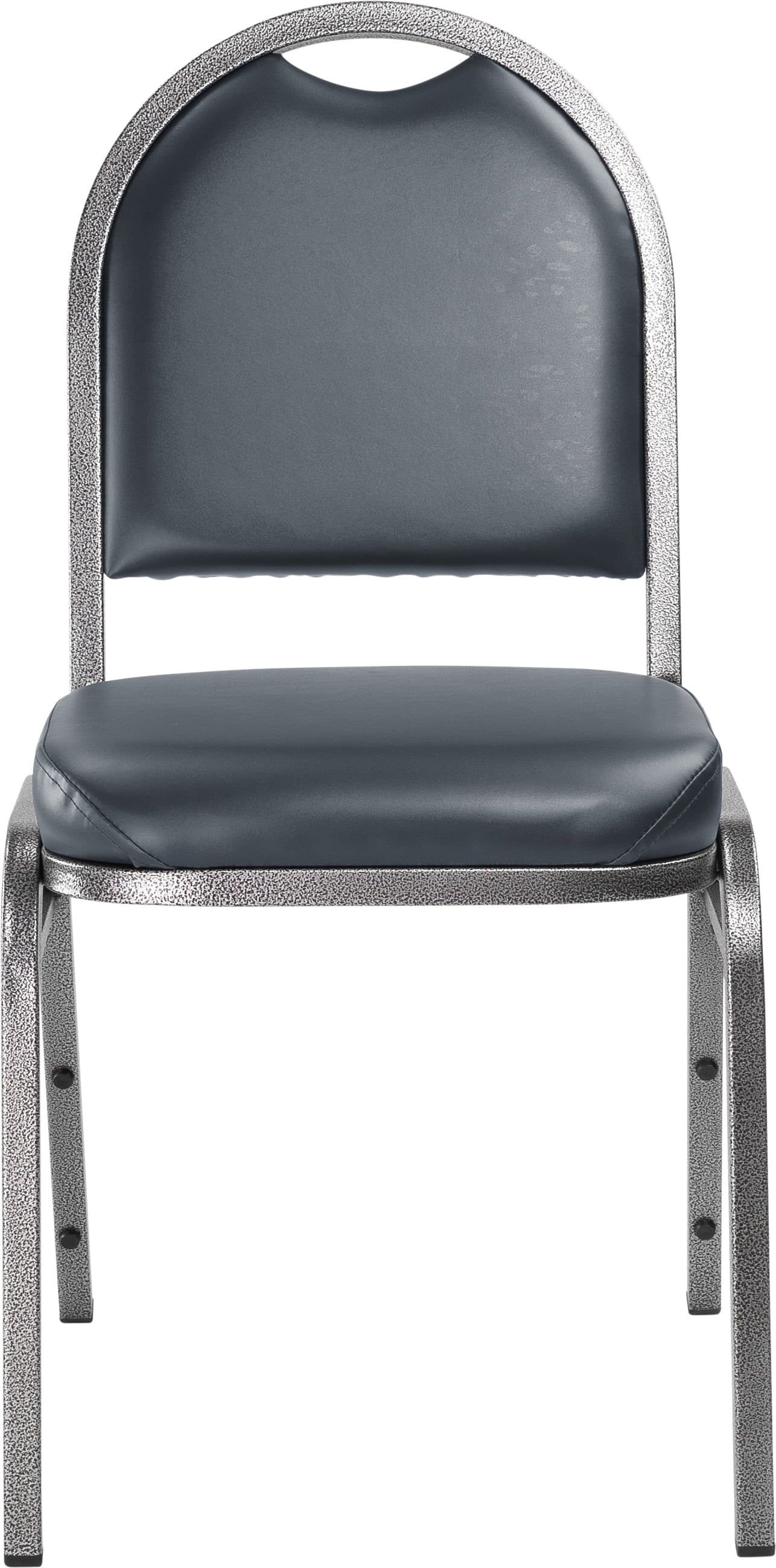 (Pack of 2) NPS 9200 Series Premium Vinyl Upholstered Stack Chair, Midnight Blue Seat