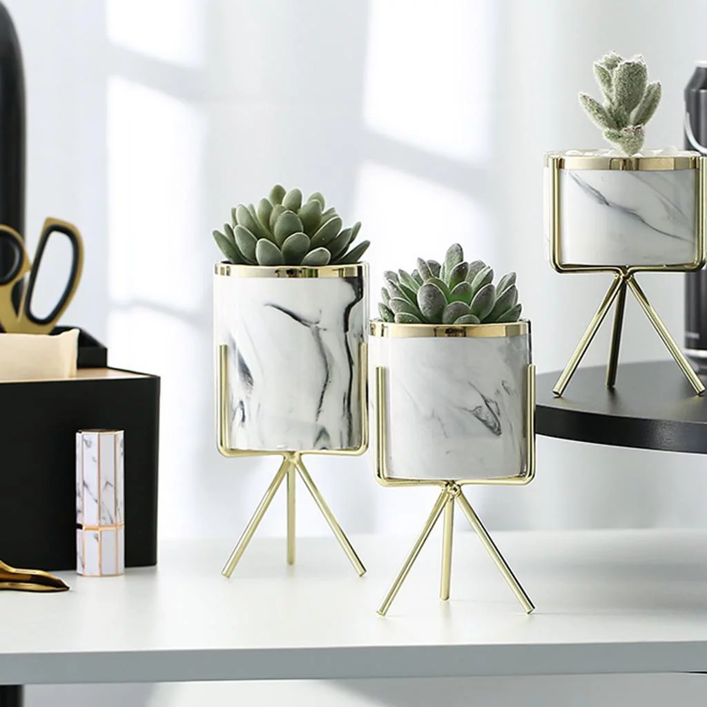 Glaze Pot with Shelf, 8cm Diameter Round , Rose , Large