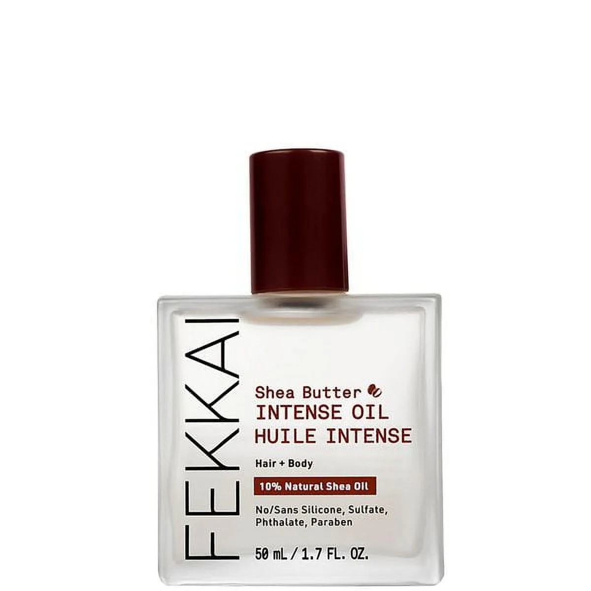 FEKKAI Shea Butter Intense Oil For Curly Hair Moisturizing Curl and Shine Hydrate and Repair Clean Vegan Sulfate Free 1.7oz