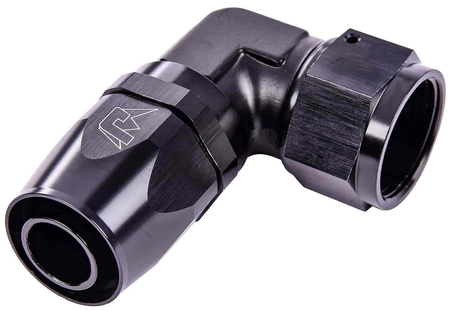 JEGS 101338 AN 90-Degree Forged Swivel Hose End -16 AN Female to -16 AN Hose Tri