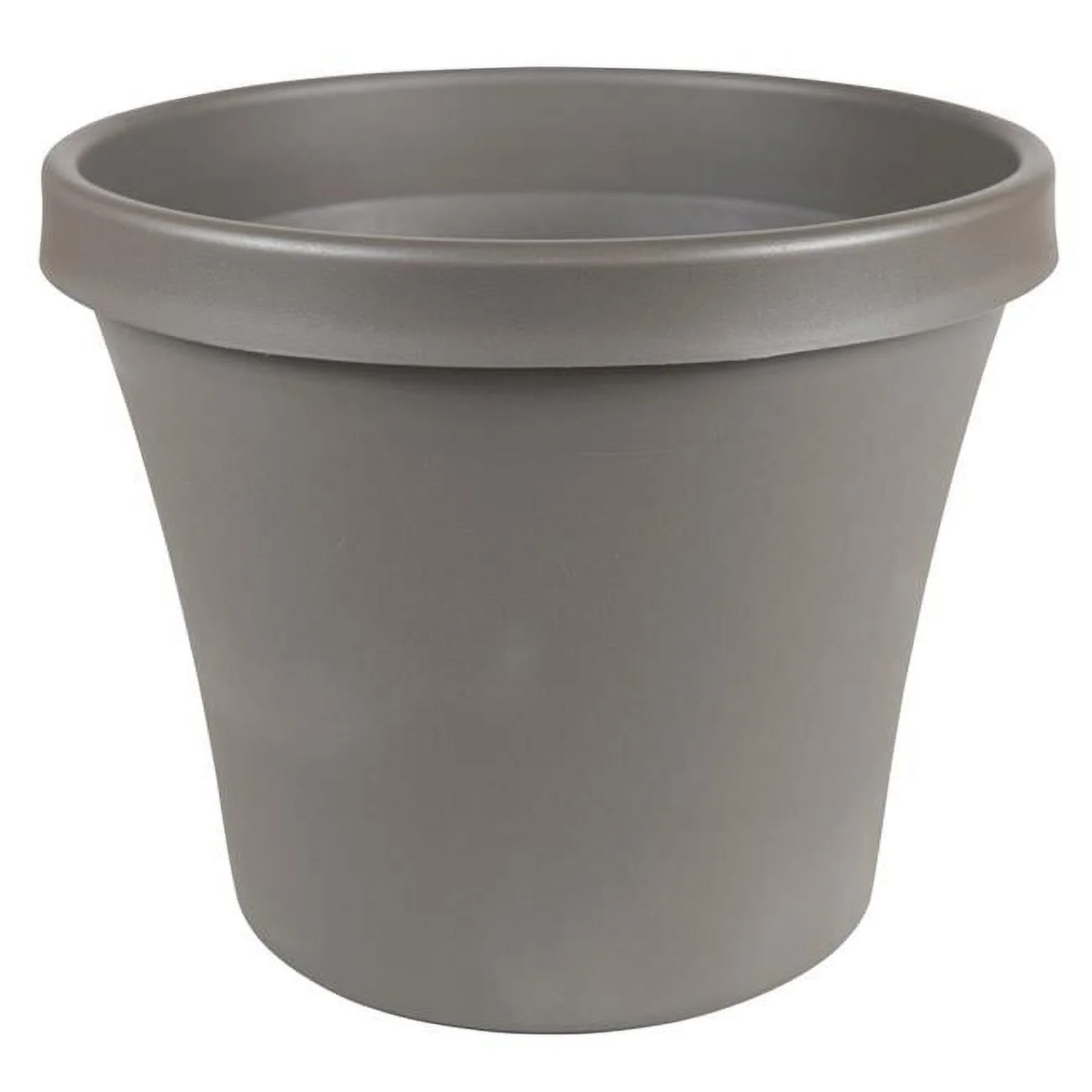 16 in. Terra Pot Planter, Peppercorn