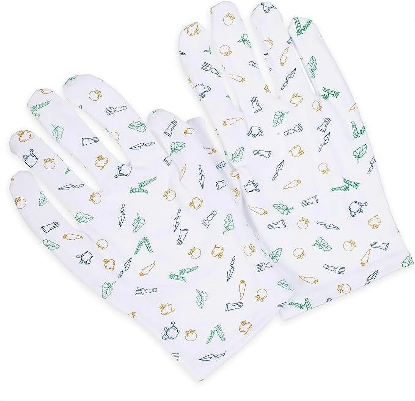 Earth Therapeutics Moisturizing Hand Gloves with Garden Prints, 1 Pair, 3 Pack