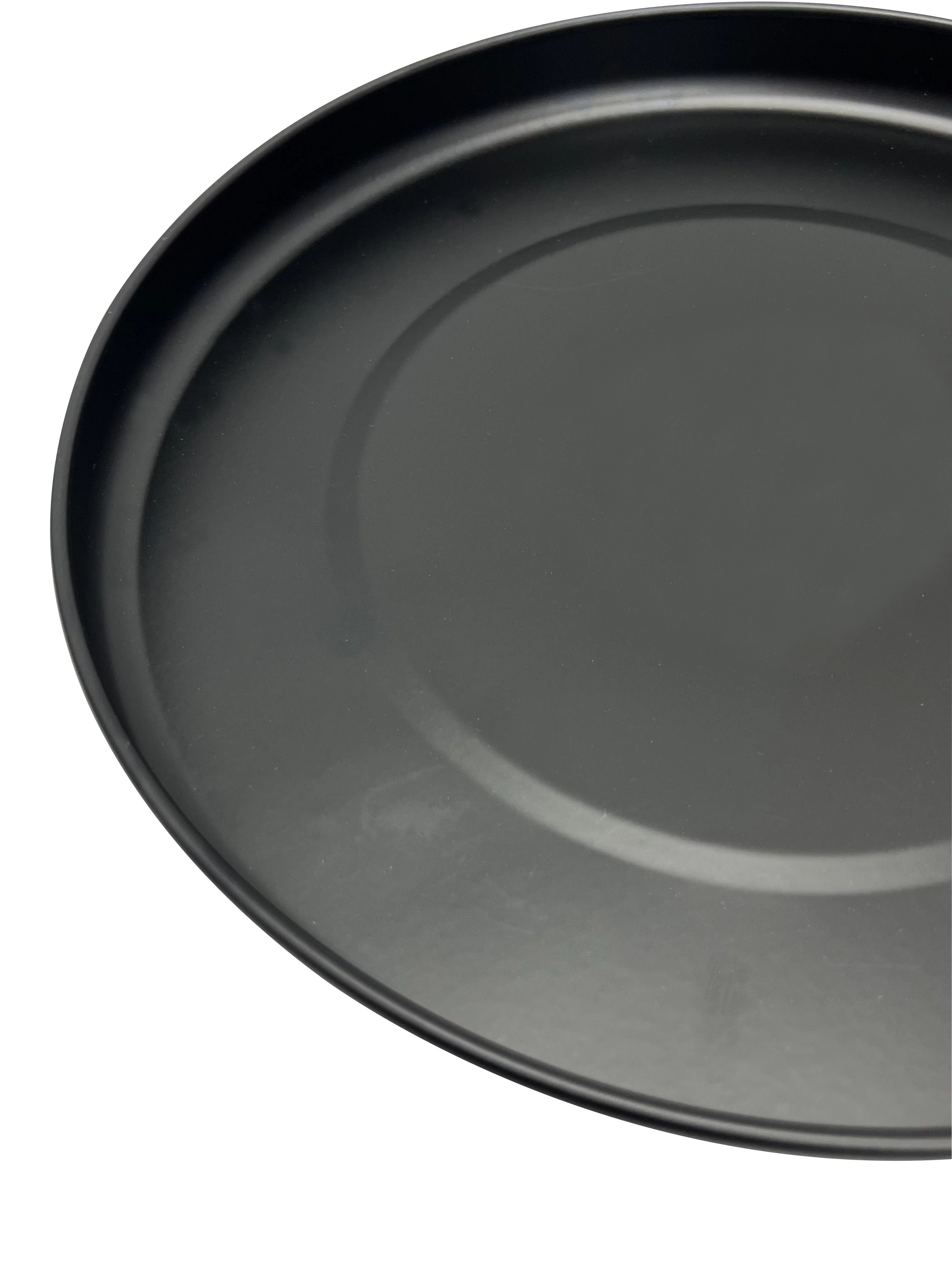 Better Homes & Garden Metal Black Saucer 10in