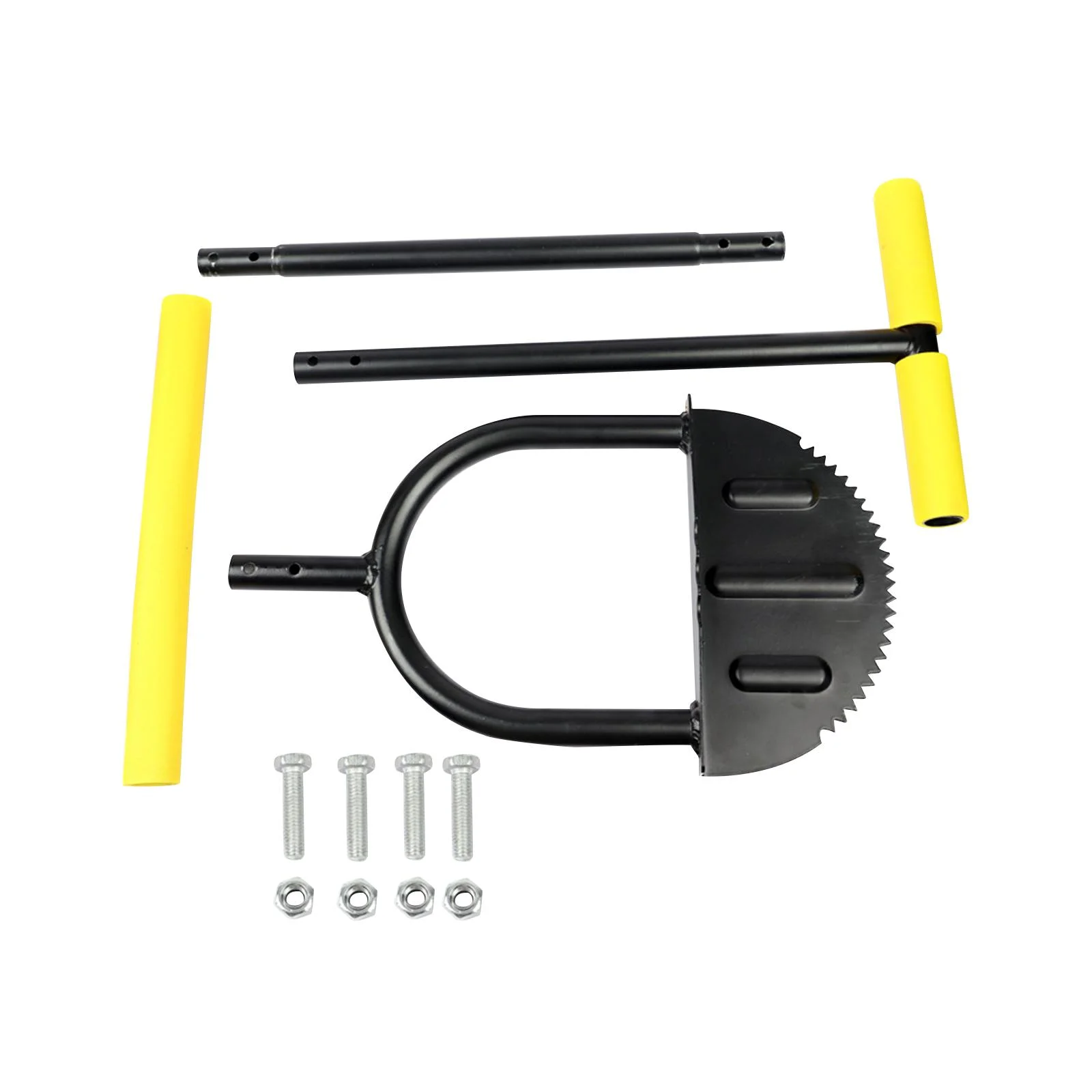 Manual Edger Steel Hand Long Handle Saw Tooth Garden Edger Half Moon Lawn Edger