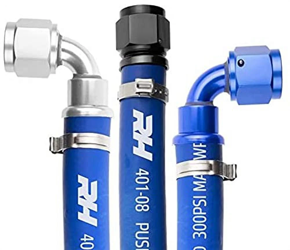 Red Horse Performance 401-10-3 RHP401-10-3 -10 401 SERIES BLUE PUSH LOCK HOSE -3 FEET