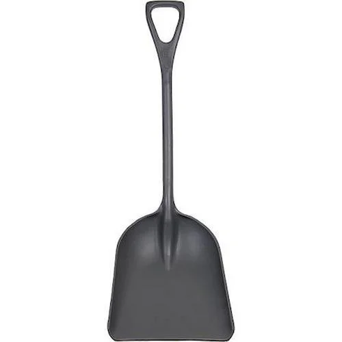 Industrial Shovel, 14 in W, Gray