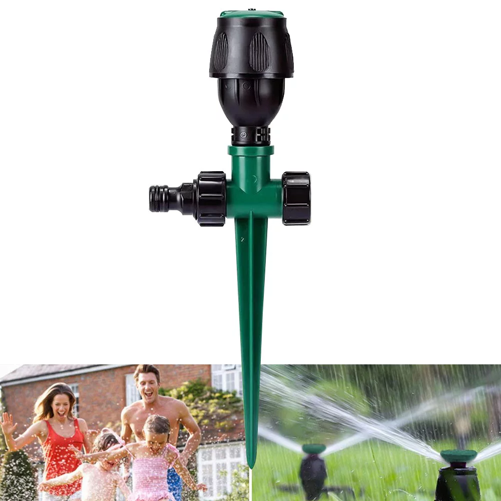 Lawn Garden Water Sprinklers Round Spray Sprinkler Automatic 360 Rotating