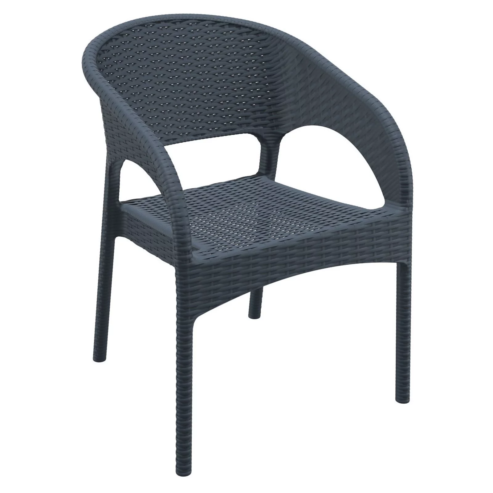 Compamia Panama 3 Piece Patio Conversation Set in Brown