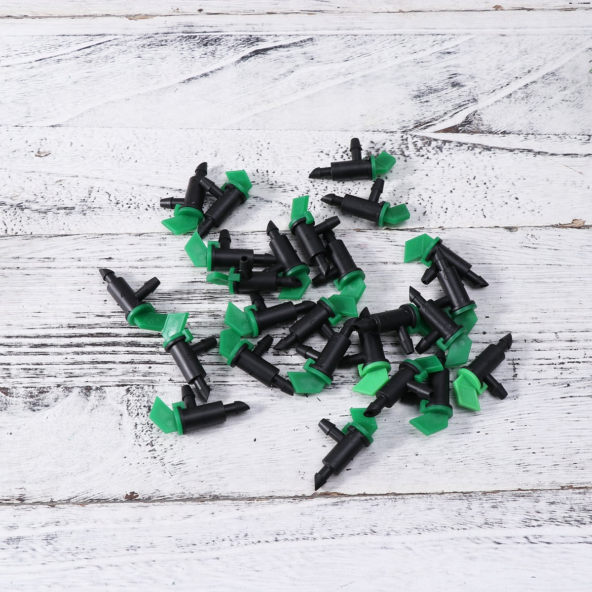 Guichaokj 25PCS 16L Detachable Drip Irrigation Garden Dripper Flag Shaped Dripper